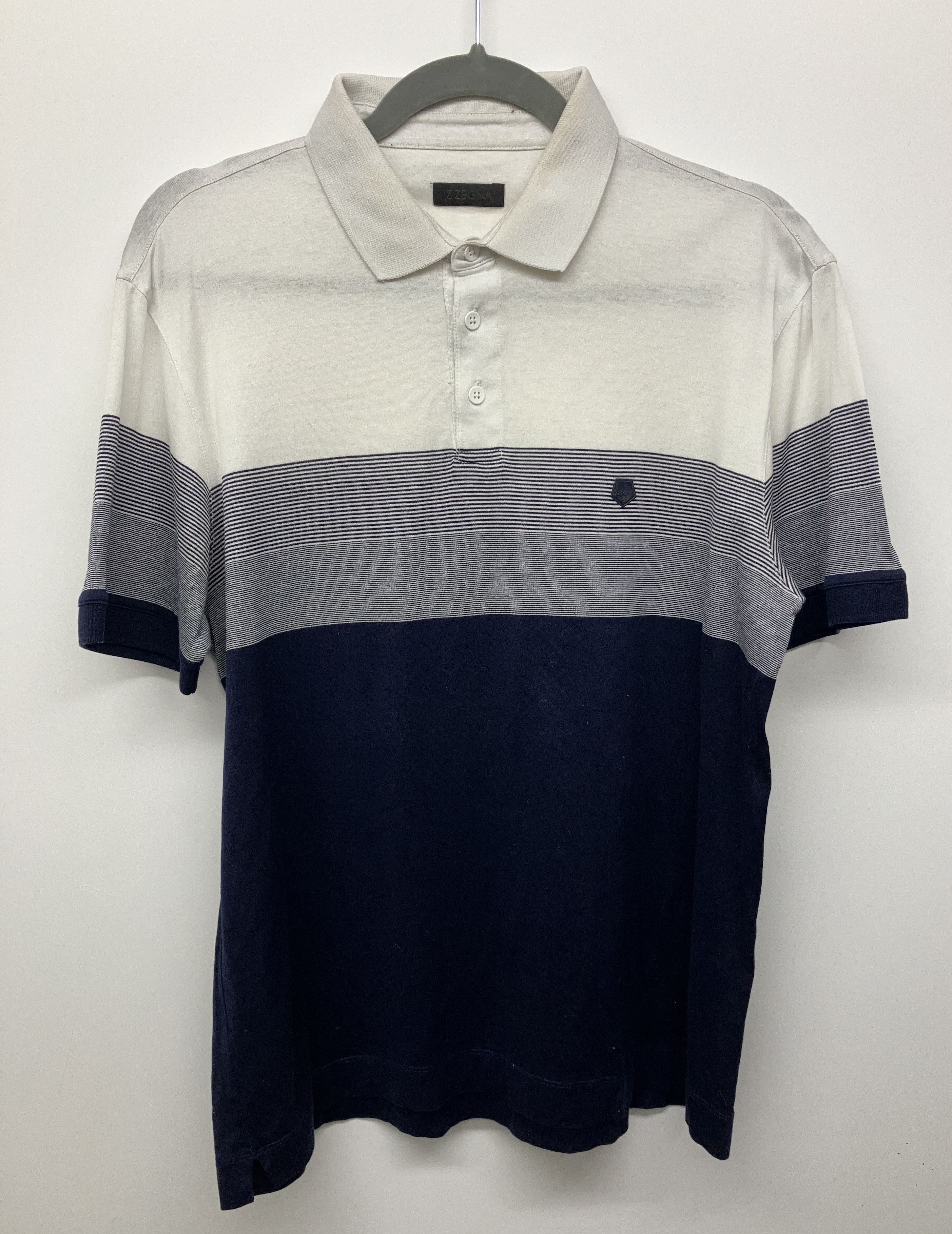 Z Zegna Z Zegna Short Sleeve Polo Shirt Size US M / EU 48-50 / 2 - 1 Thumbnail