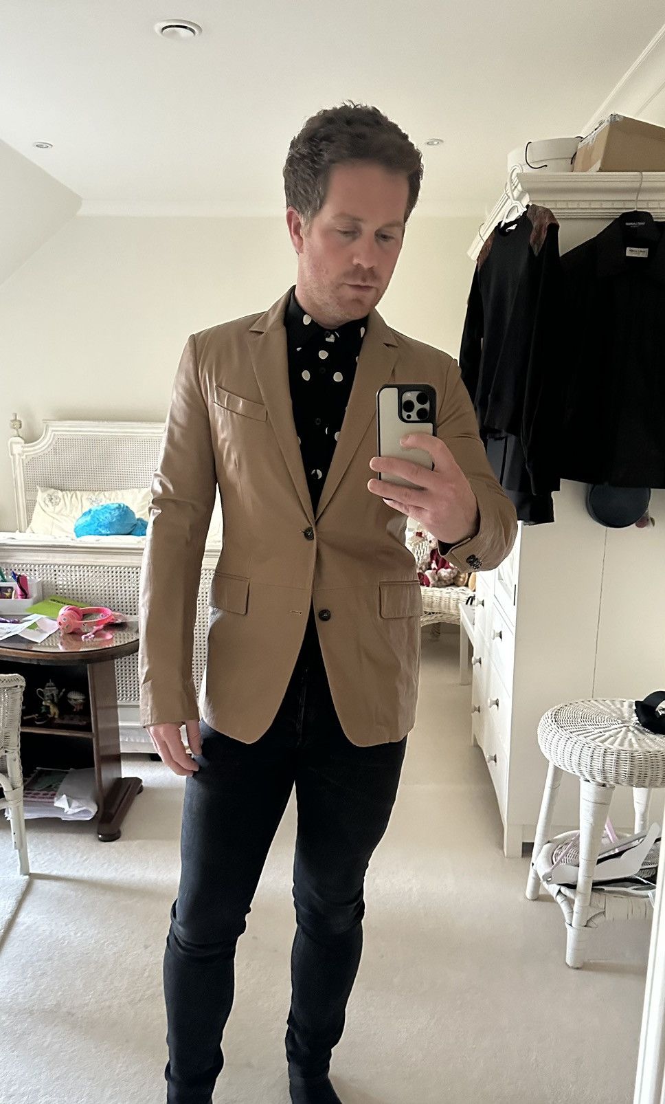 Burberry Burberry leather jacket blazer sample C Bailey Size US M / EU 48-50 / 2 - 5 Thumbnail