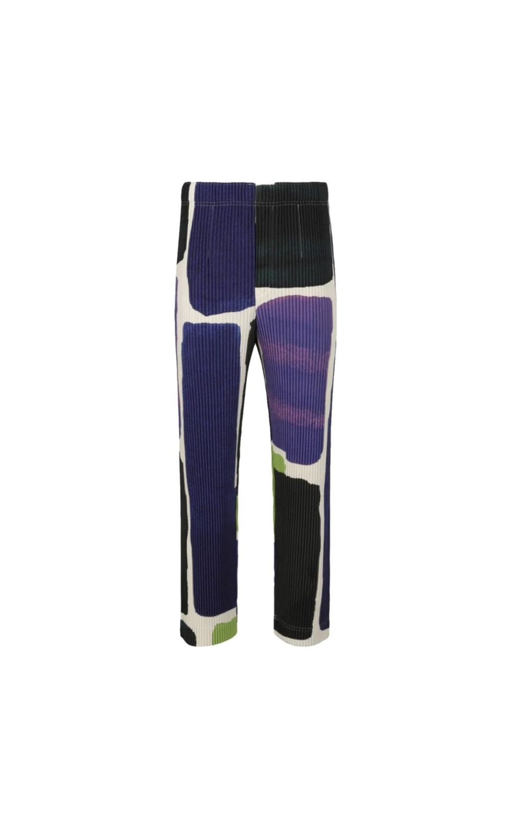 Pleats Please Issey Miyake ISSEY MIYAKE plisse Trousers size medium 2 colourful Size US 34 / EU 50 - 2 Thumbnail