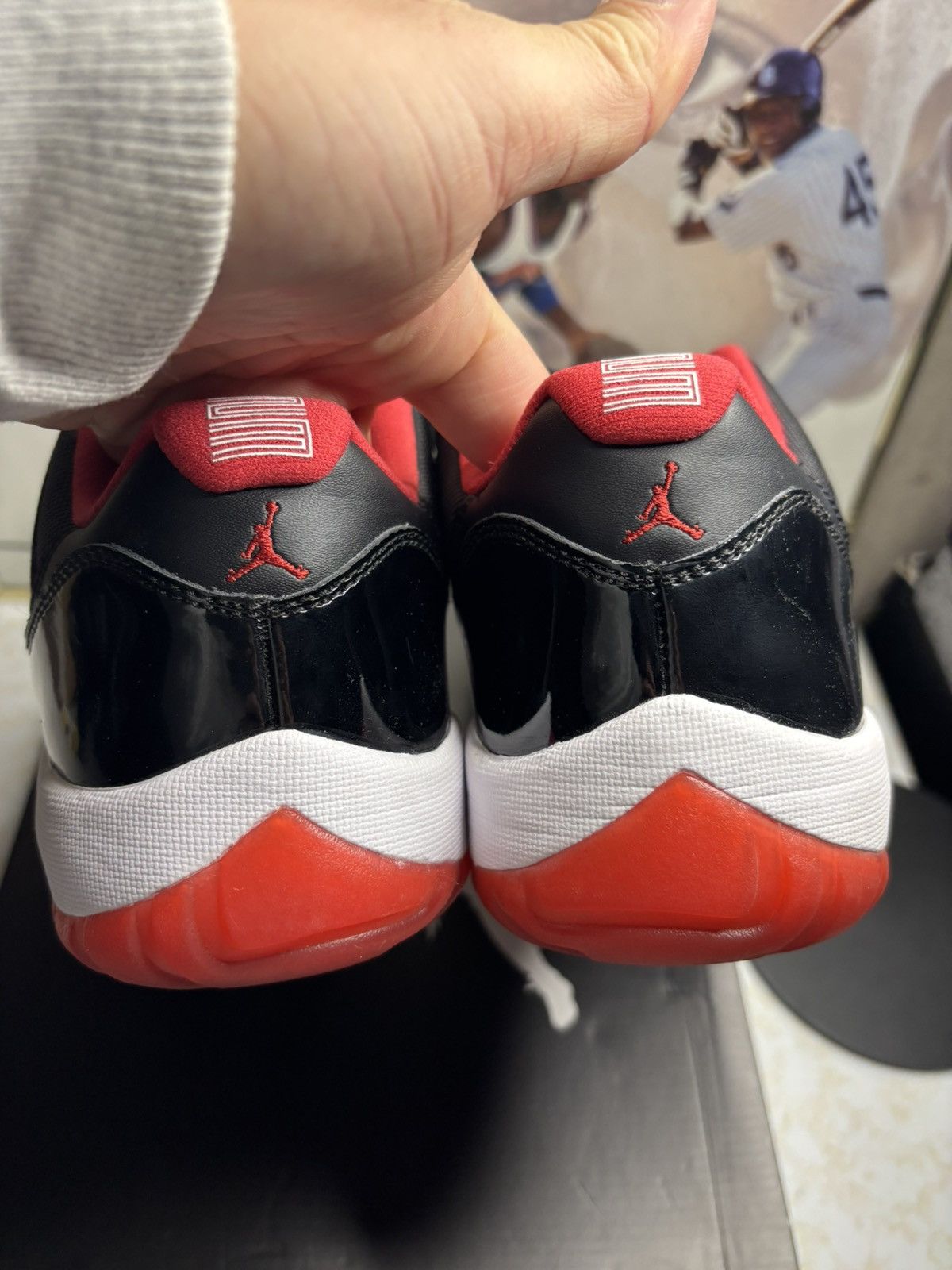 Jordan Brand Jordan Retro 11 low ‘bred” Size US 10 / EU 43 - 7 Thumbnail