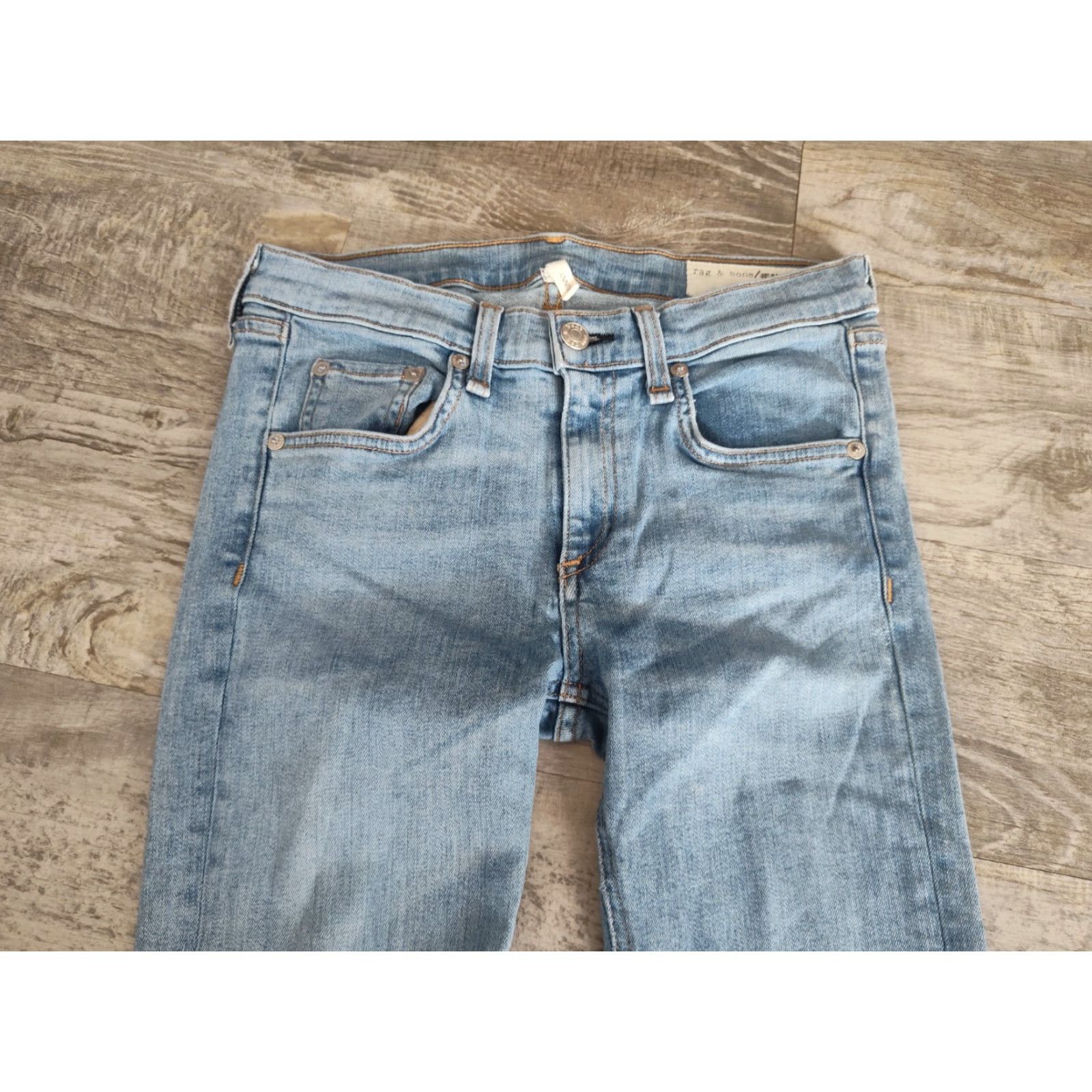 Rag & Bone Rag & Bone La Costa Ankle Skinny Jeans Women's Size 28 Blue Stretch Denim Low Rise Size 28" / US 6 / IT 42 - 3 Thumbnail