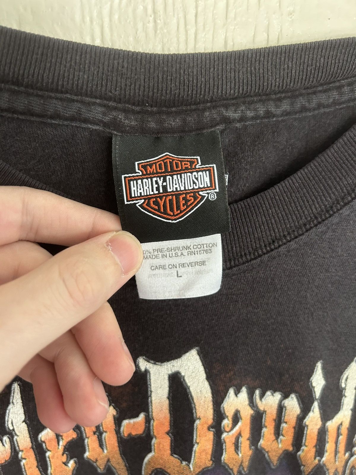 Harley Davidson Harley Davidson Born Wild Eagle Graphic T-shirt Size US L / EU 52-54 / 3 - 6 Thumbnail