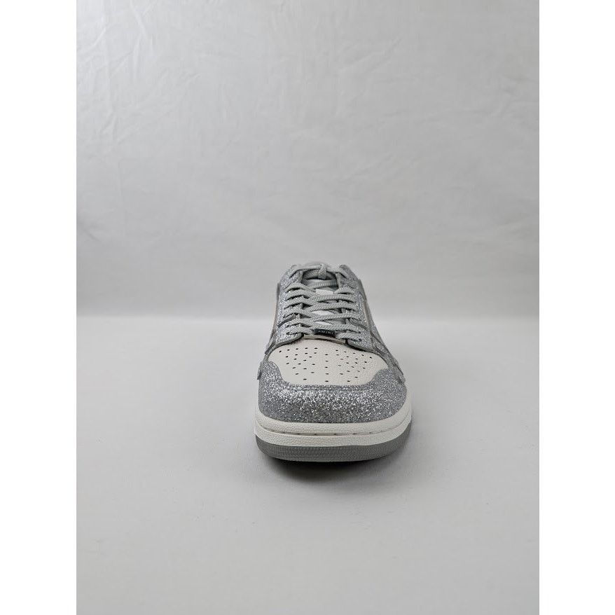 Amiri o1rshd1 Shimmer Skeleton Top Low Sneaker in Silver/White Size US 11 / EU 44 - 12 Thumbnail