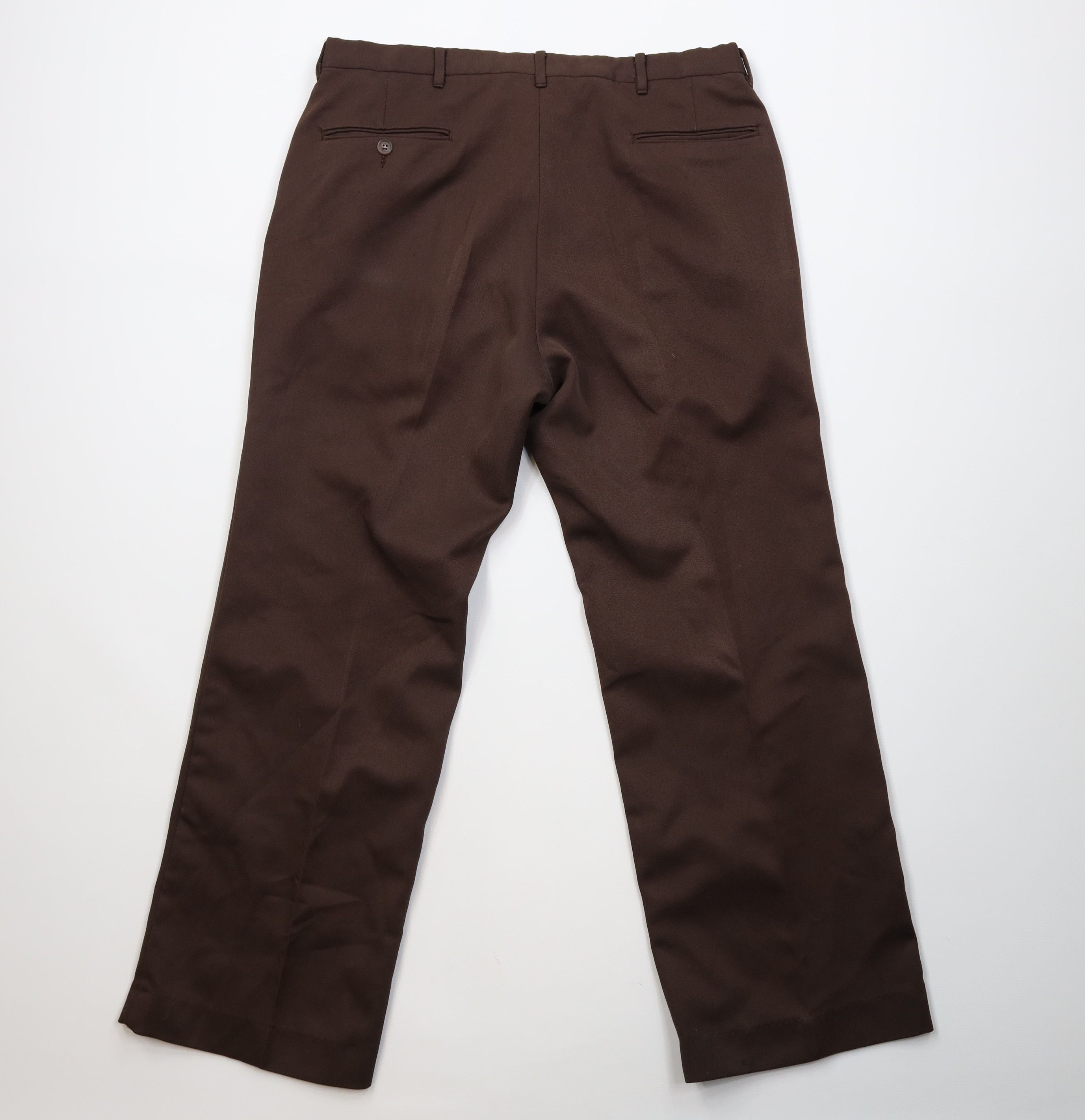 Vintage Vintage 70s Streetwear Wide Leg Bell Bottoms Pants Brown Size US 36 / EU 52 - 11 Thumbnail