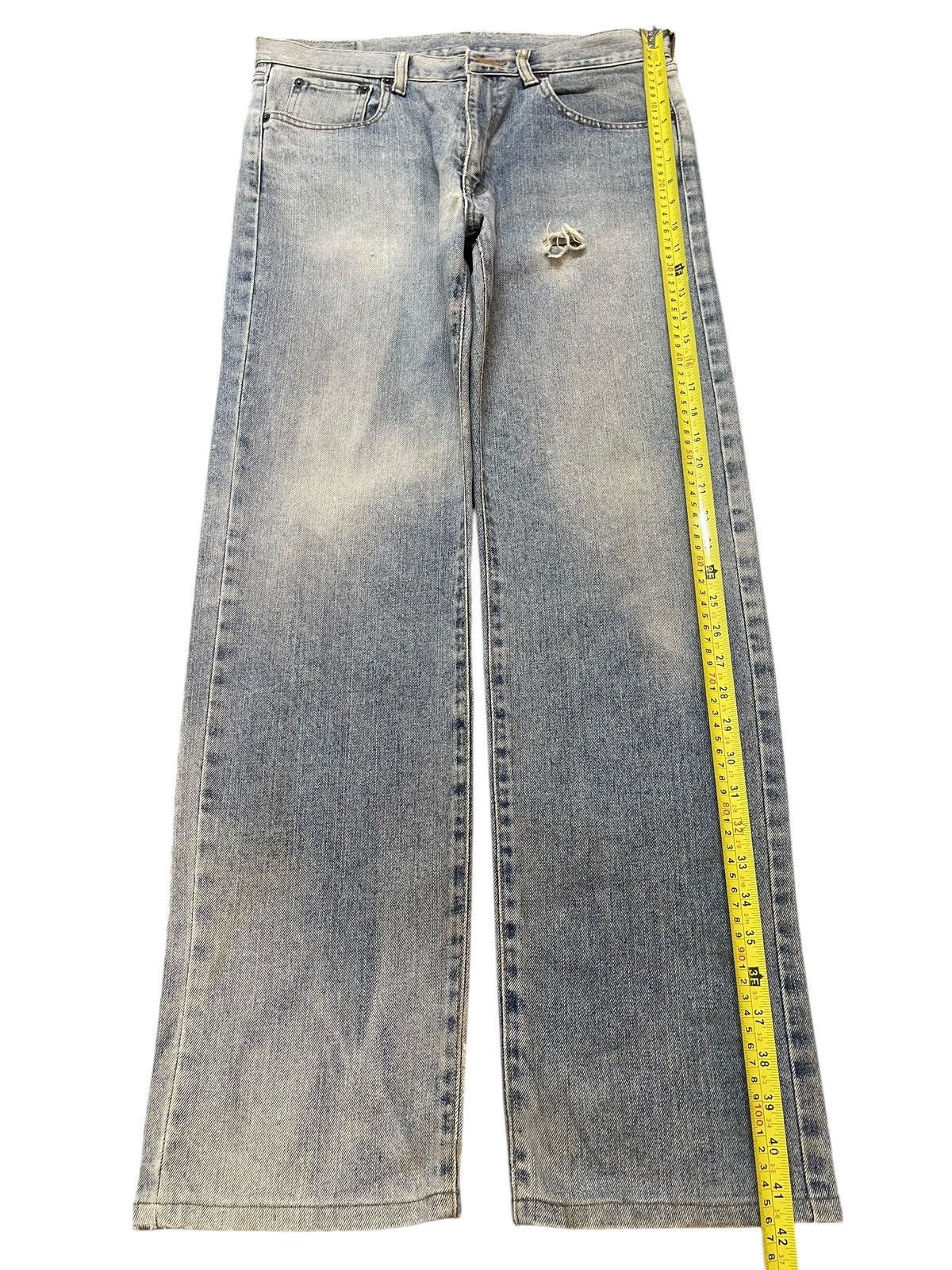 Japanese Brand Vintage Japanese Brand Blue Faded Wash Style Jeans Size US 33 - 12 Thumbnail