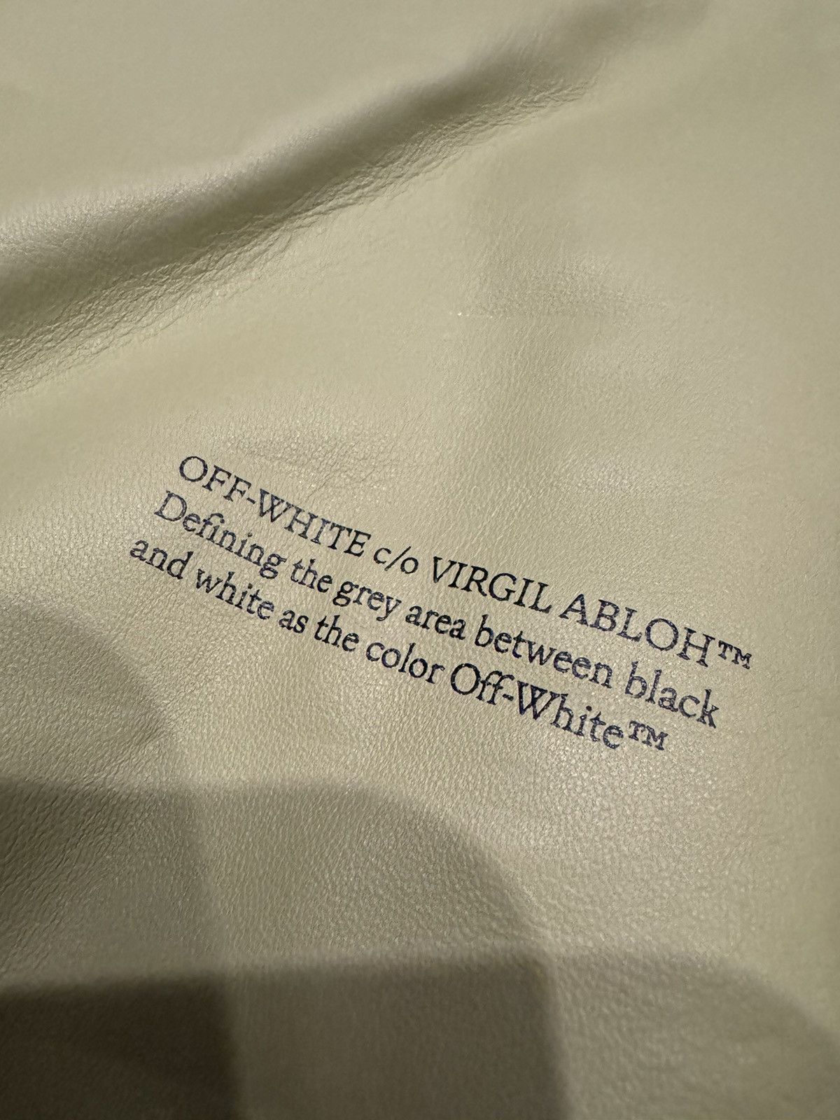 Off-White Off White 100% Leather Shorts Light Green 28-30 Size US 29 - 3 Thumbnail