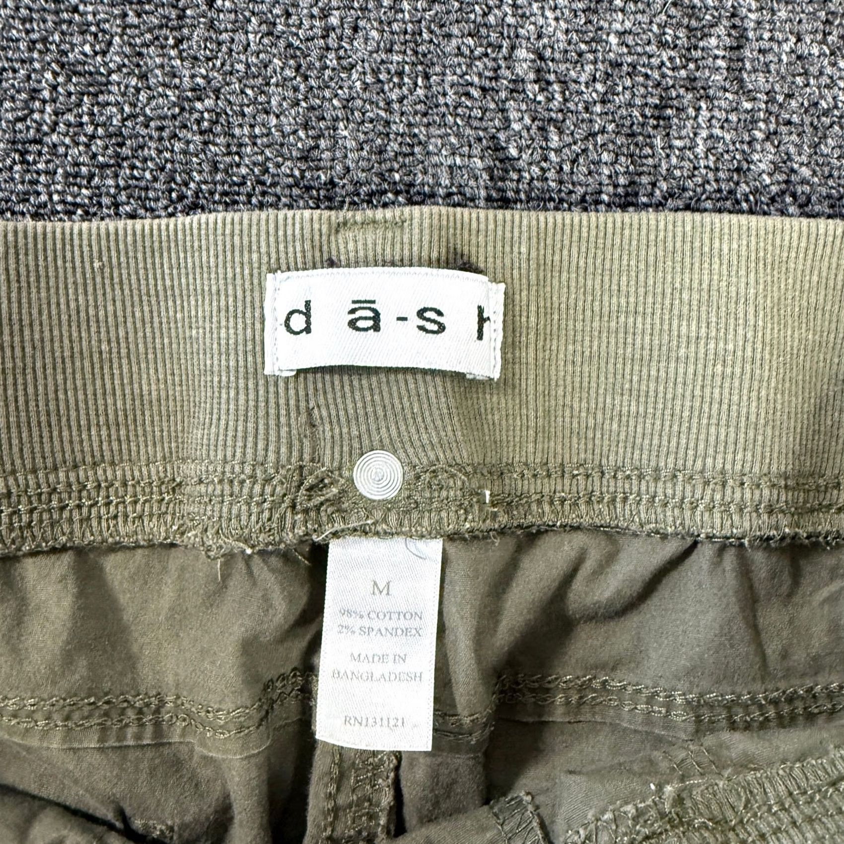 Vintage VINTAGE Capri Shorts Baggy Cotton Cargo Green Women's M Size 32" / US 10 / IT 46 - 3 Thumbnail