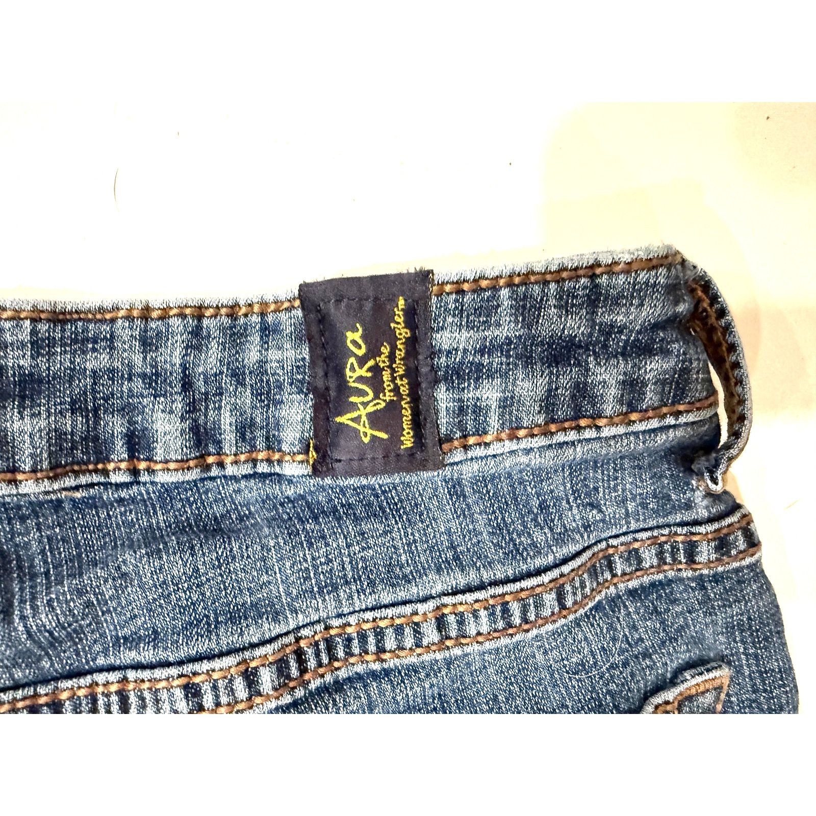 Wrangler Aura Wrangler Jeans Womens 6 Bootcut Western Mid Rise Denim Size 28" / US 6 / IT 42 - 10 Thumbnail