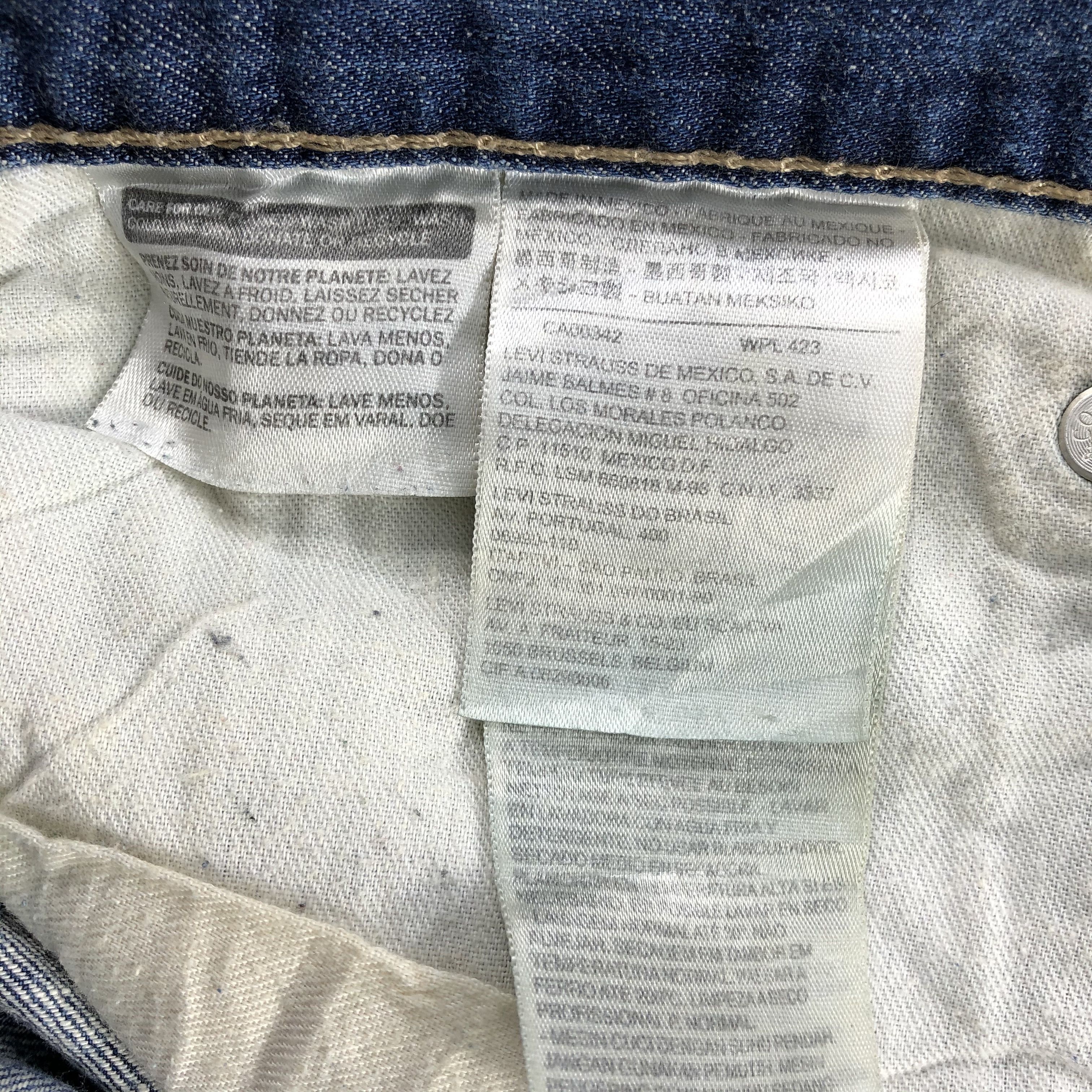 Levi's Stone Wash Vintage Levis 514 Jeans -J1058 Size US 35 - 9 Thumbnail