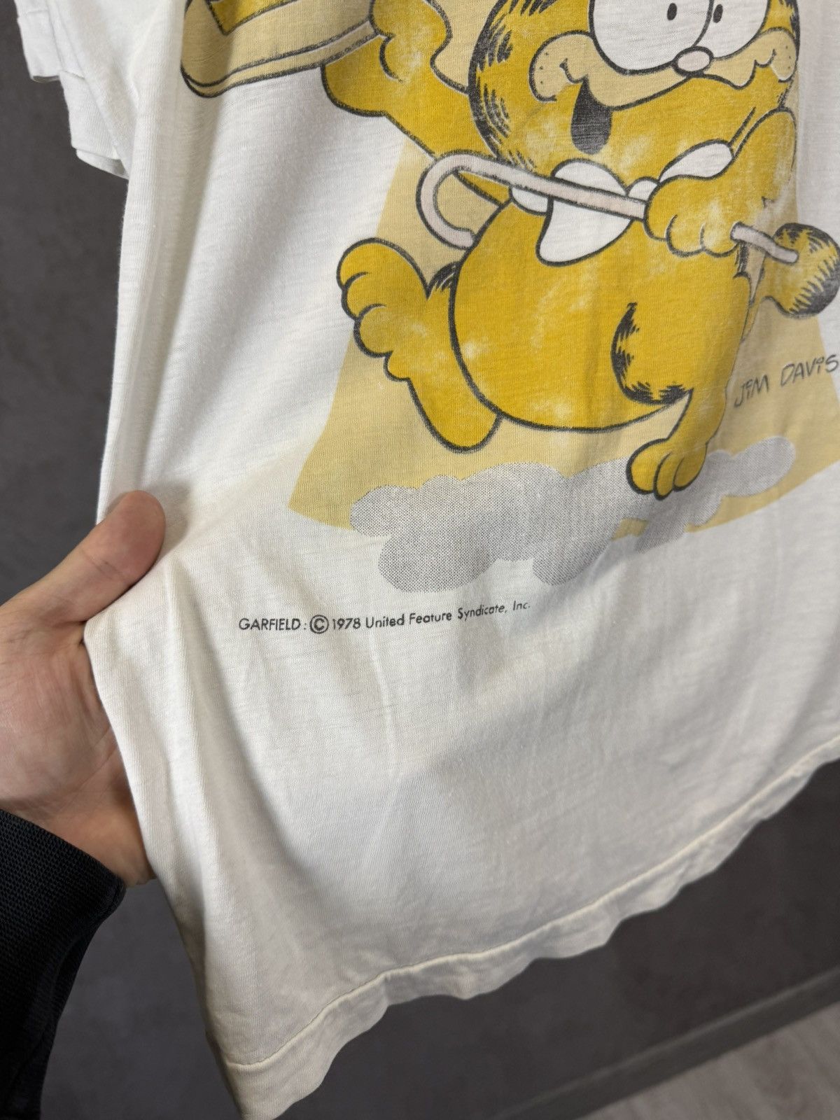 Vintage Garfield 1978 vintage comics movie single stitch tee Size US L / EU 52-54 / 3 - 4 Thumbnail