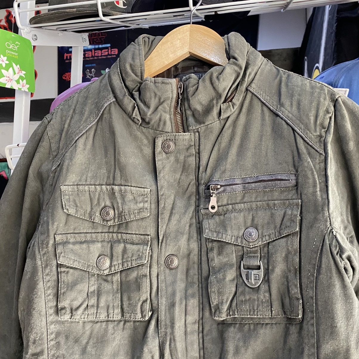 14th Addiction × KMRii × Yasuyuki Ishii Japanese~In The Attic Military Bondage Jacket Tactical Biker Size US M / EU 48-50 / 2 - 9 Thumbnail