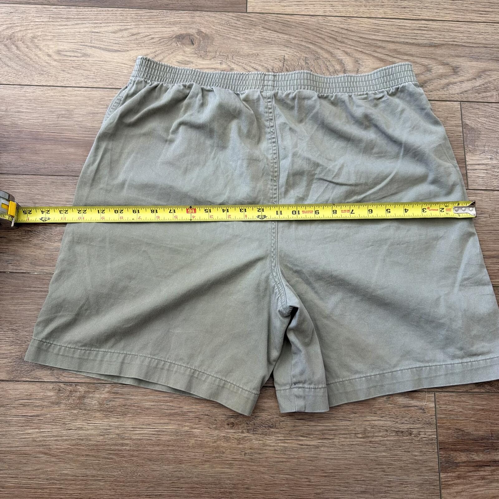Other Vintage 90s Jones Wear Sport Cotton Cargo Shorts Olive Green Size US 34 / EU 50 - 4 Thumbnail