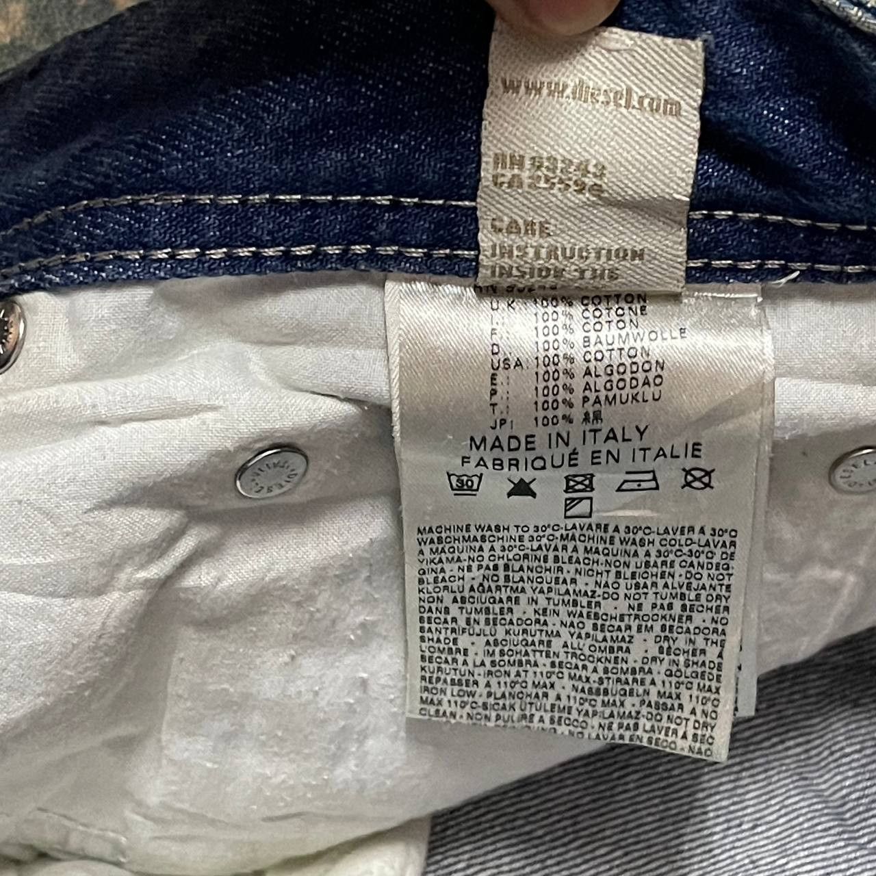 Diesel Vintage Diesel Safado Regular Slim Straight Jeans Size US 32 / EU 48 - 11 Thumbnail