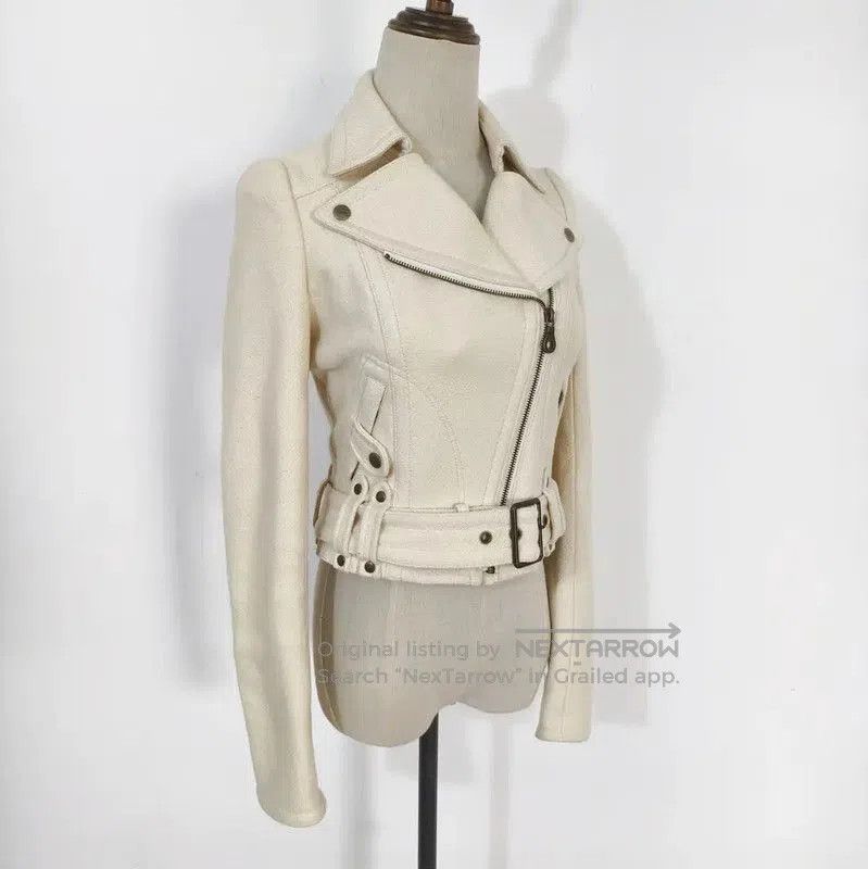 Burberry Burberry Beige Wool Blend Jacket for Women. Size S / US 4 / IT 40 - 4 Thumbnail