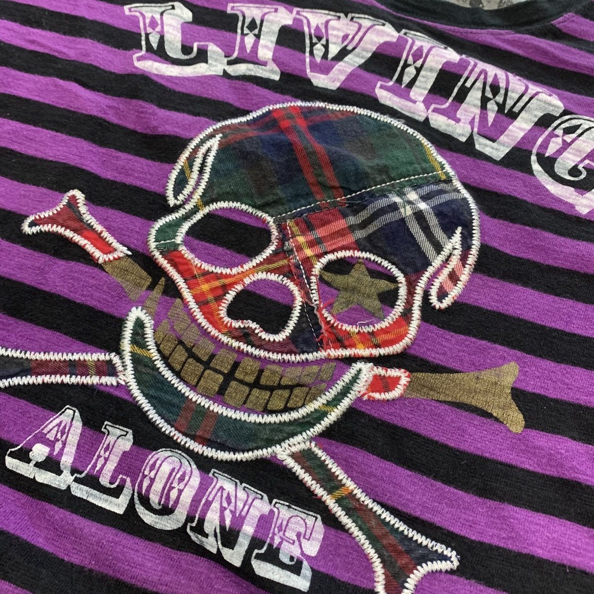 Japanese Brand 2000s Sucure Pomme Living Alone Cross Skull V-keii Lgb Style Size M / US 6-8 / IT 42-44 - 3 Thumbnail
