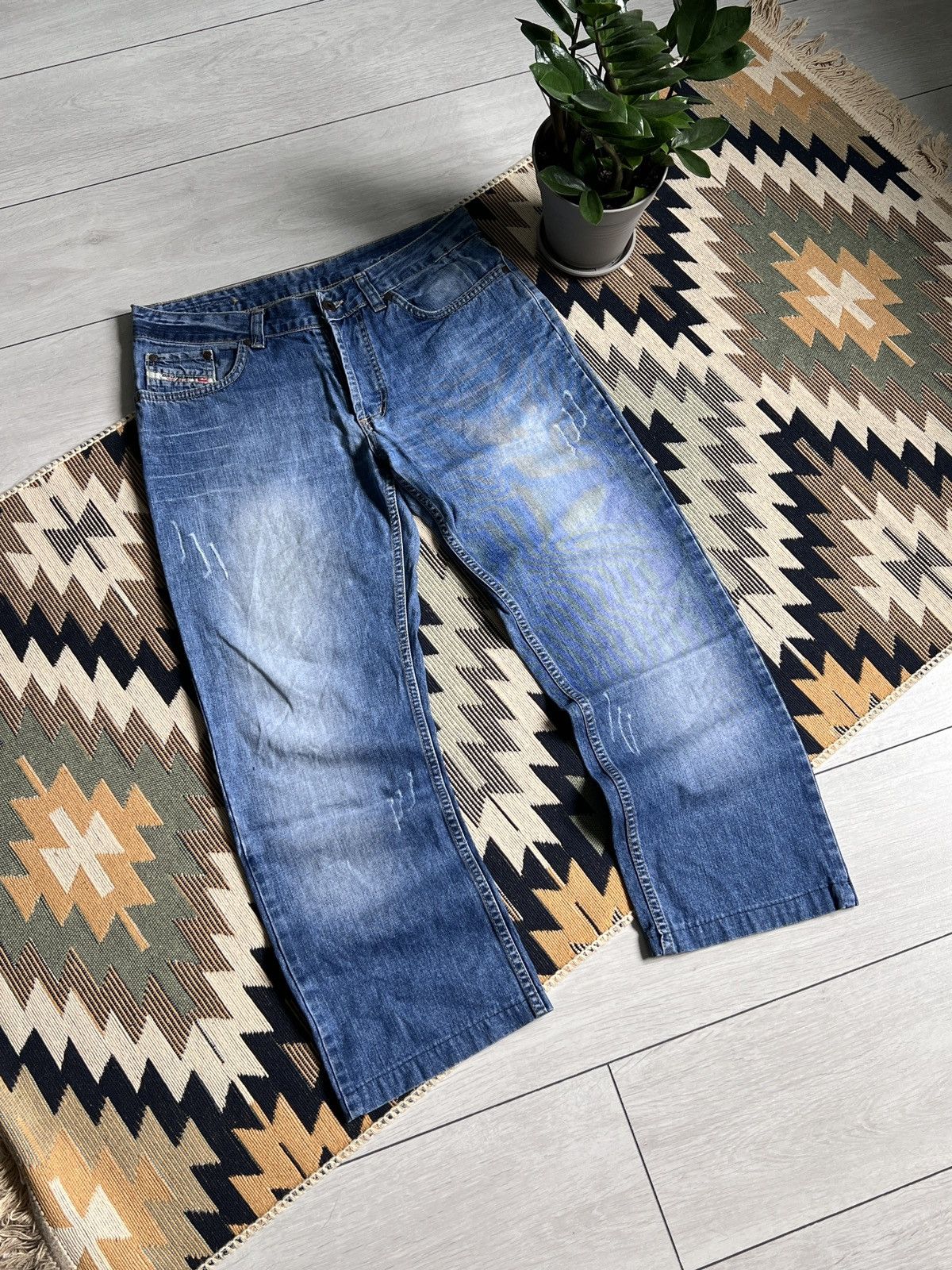 Diesel Diesel Baggy Distressed Denim Y2K Jeans Size US 32 / EU 48 - 5 Thumbnail