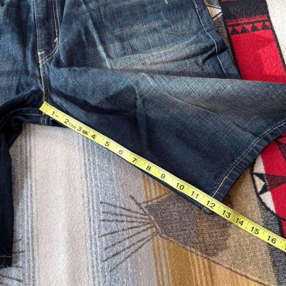 Levi's VINTAGE Levi's 569 Denim Jean Shorts Men 36 Baggy Hip Hop 12” Inseam Blue Cotton Denim Casual Travel Workwear Size US 36 / EU 52 - 6 Thumbnail