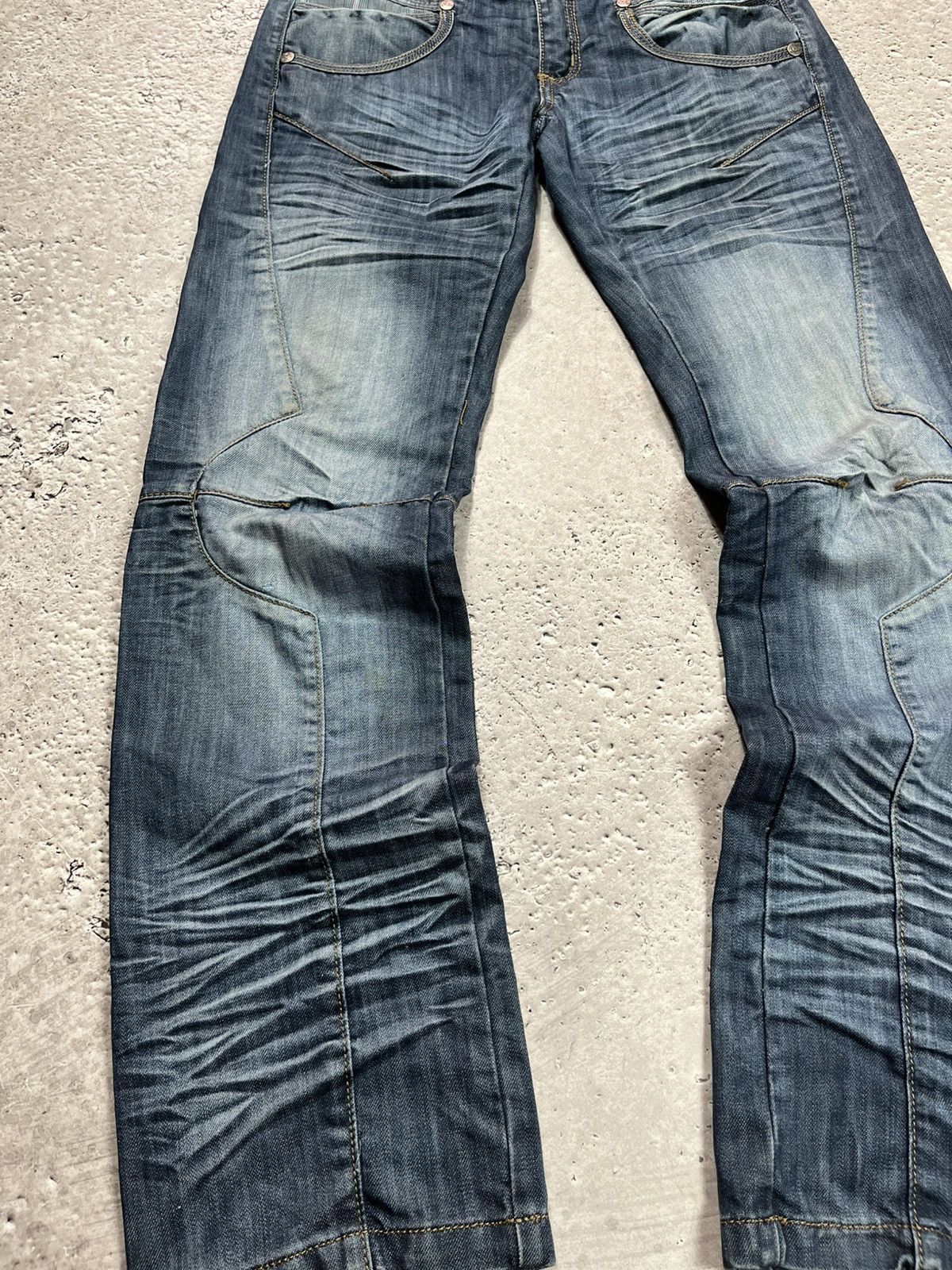 Other Y2K K&M Kosmo Lupo Distressed Jeans W30 Italy Streetwear Size US 30 / EU 46 - 13 Thumbnail