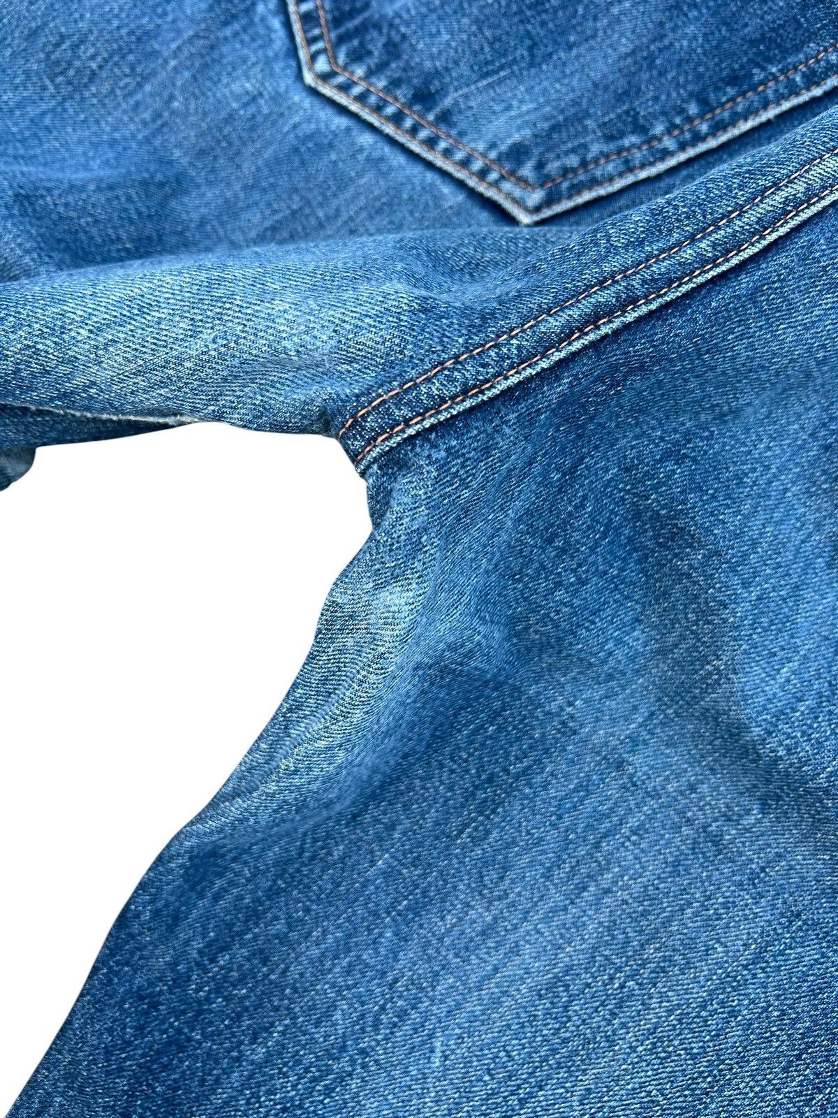 Kapital KAPITAL KIRO HIRATA SELVEDGE DISTRESSED DENIM JEANS Size US 34 / EU 50 - 16 Thumbnail