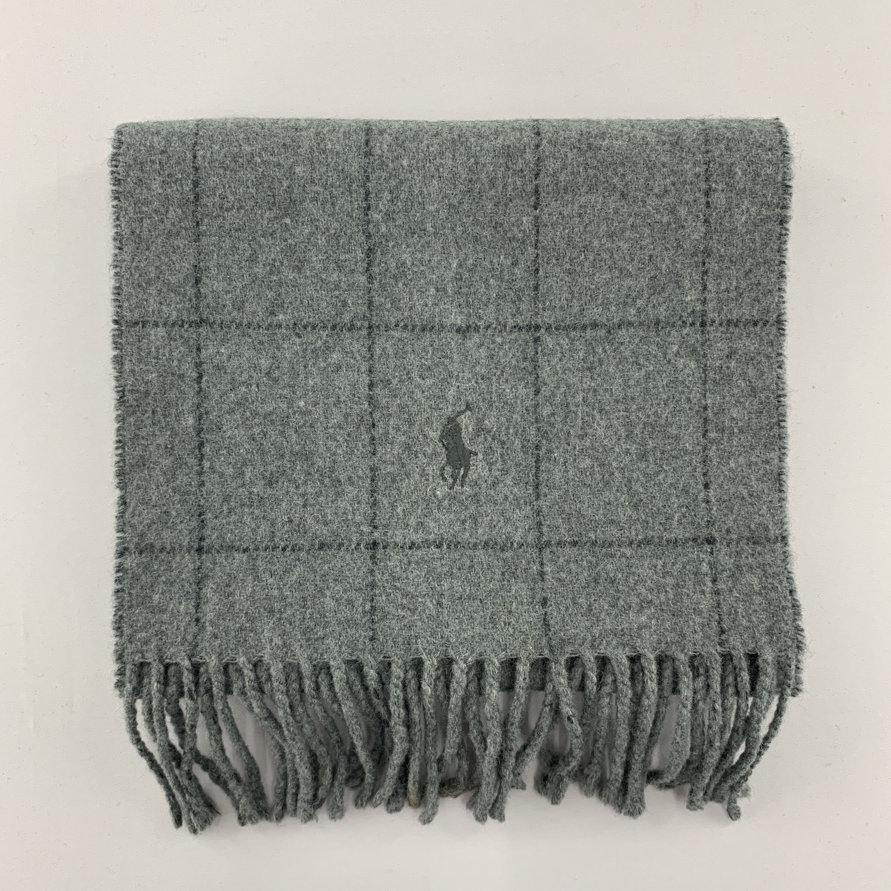 Polo Ralph Lauren Polo Ralph Lauren Scarf Wool Muffler Neck Wrap BL5070 Size ONE SIZE - 3 Thumbnail