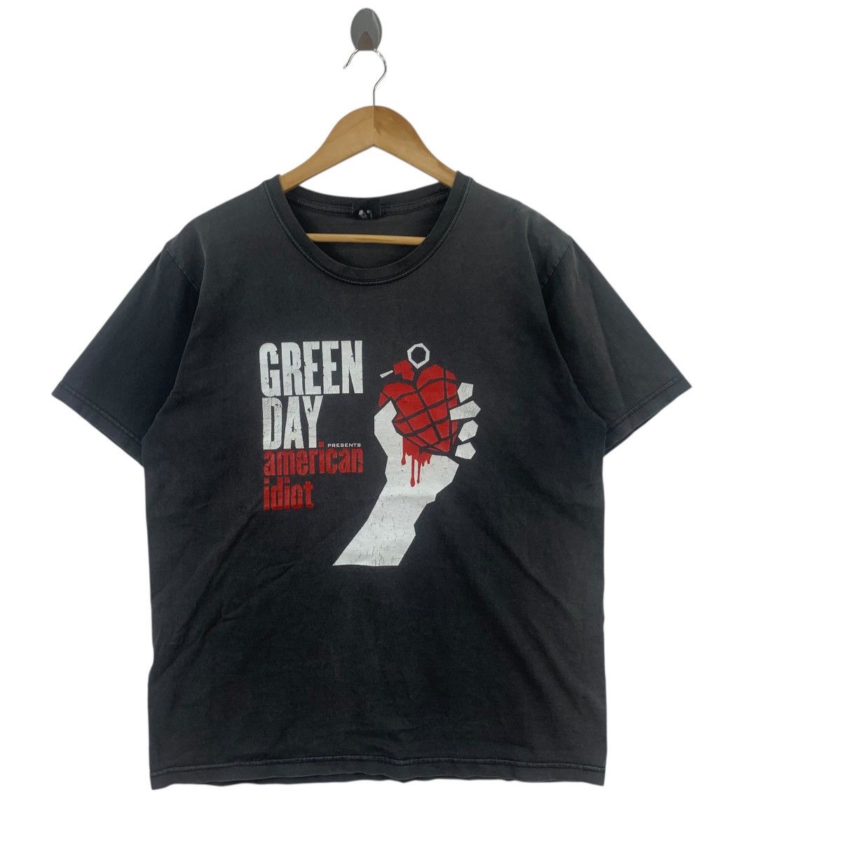 Band Tees Vintage GREEN DAY American Idiot Album Distress Tee Shirt Size US M / EU 48-50 / 2 - 4 Thumbnail