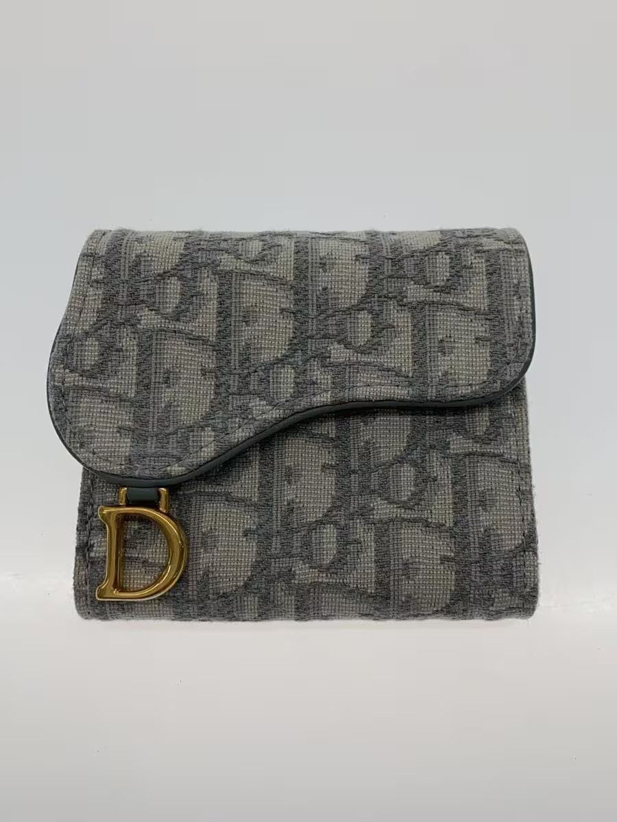 Dior Dior Saddle Oblique Tri-Fold Wallet Size ONE SIZE - 1 Thumbnail
