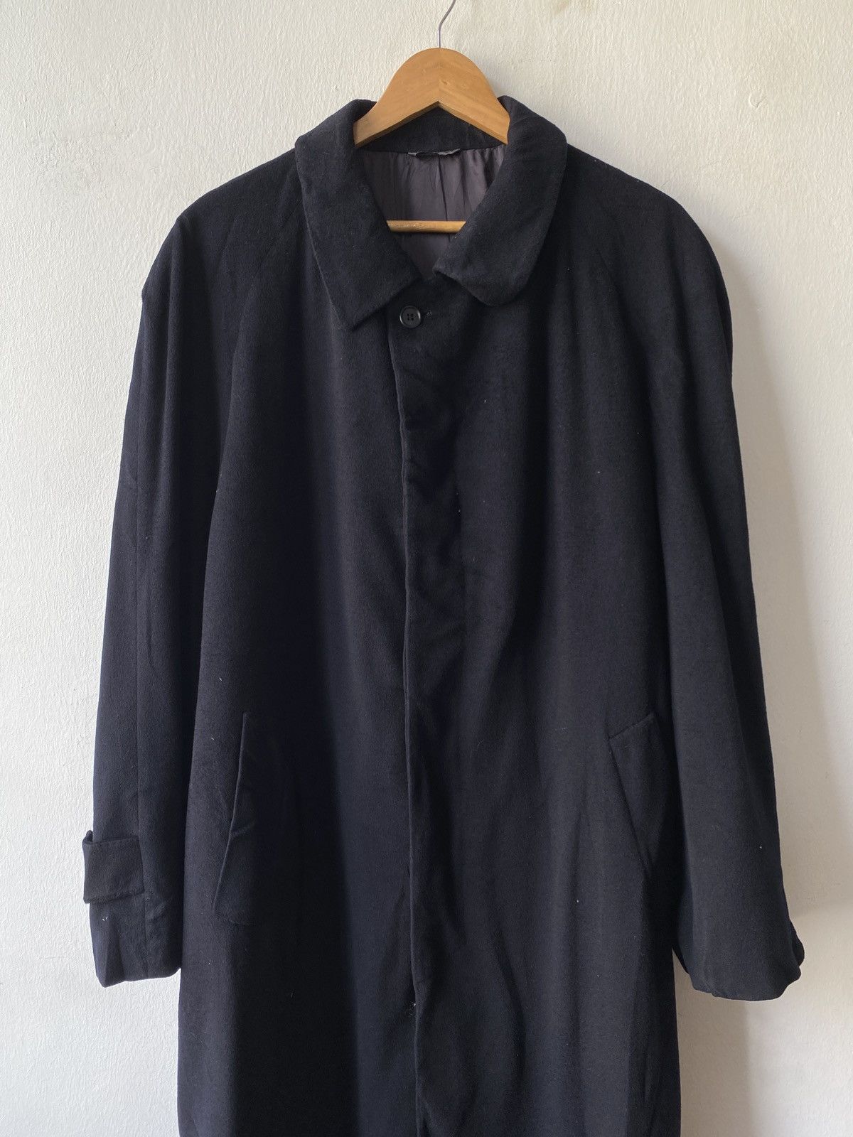 Loro Piana Vintage Loro Piana Wool Long Coat Oversize Size US XL / EU 56 / 4 - 6 Thumbnail