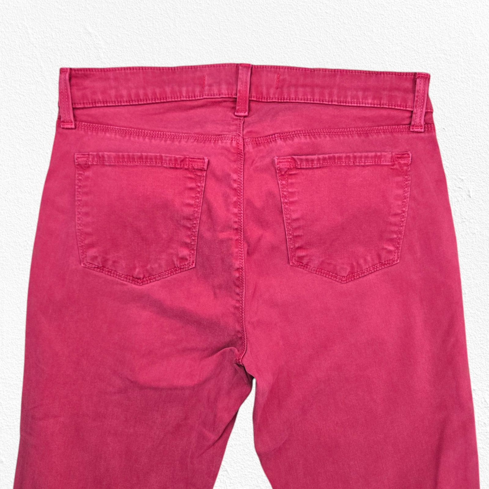 J Brand J Brand Red Zippered Ankle Skinny Jeans Size 27 Size 27" / US 4 / IT 40 - 11 Thumbnail
