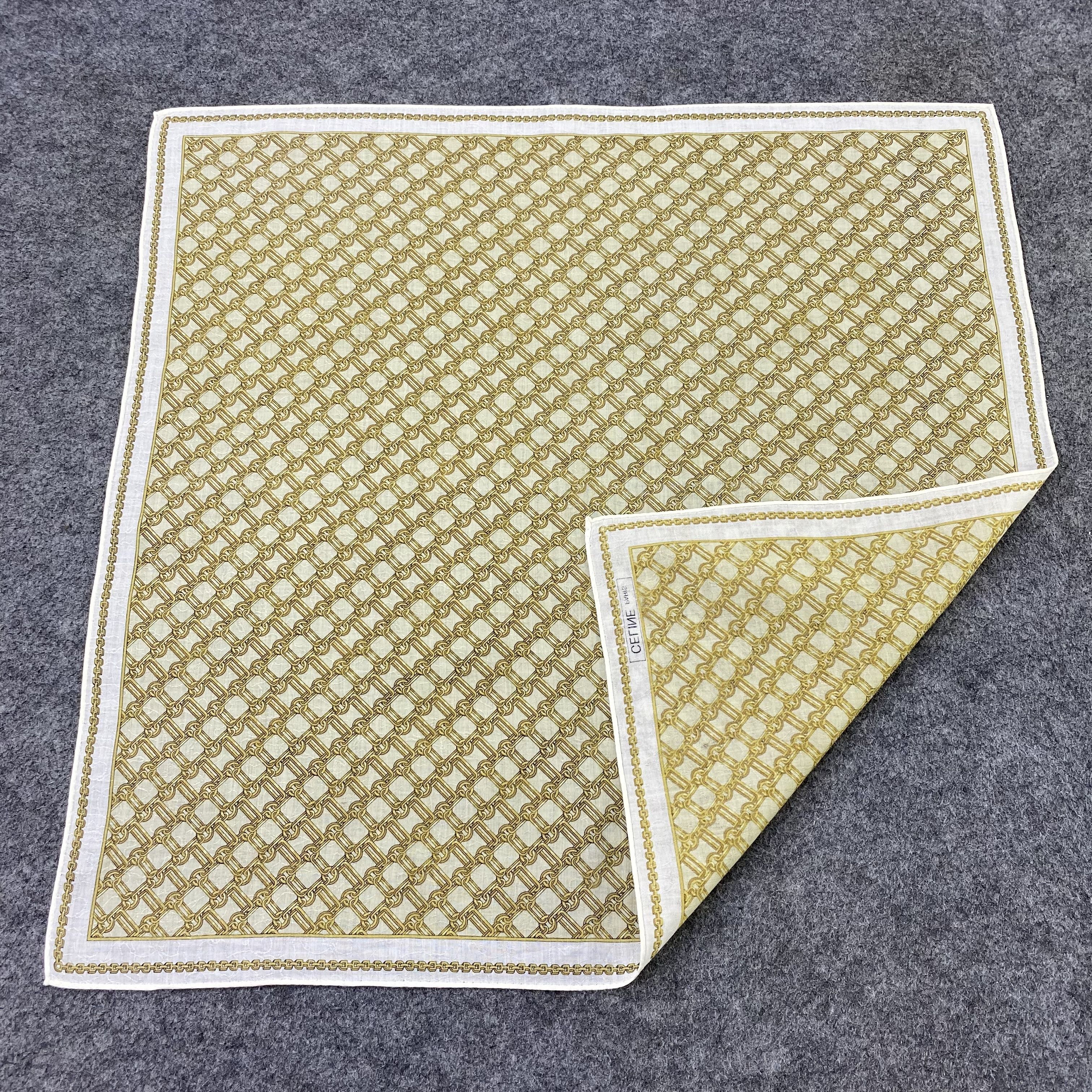 Celine Celine Handkerchief Neckerchief Bandana-B1762 Size ONE SIZE - 5 Thumbnail