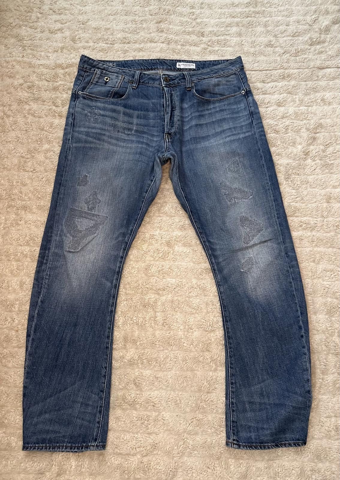 G-Star G Star Raw medium wash Type C 3D Tapered jeans Size 36x32 Size US 36 / EU 52 - 1 Thumbnail