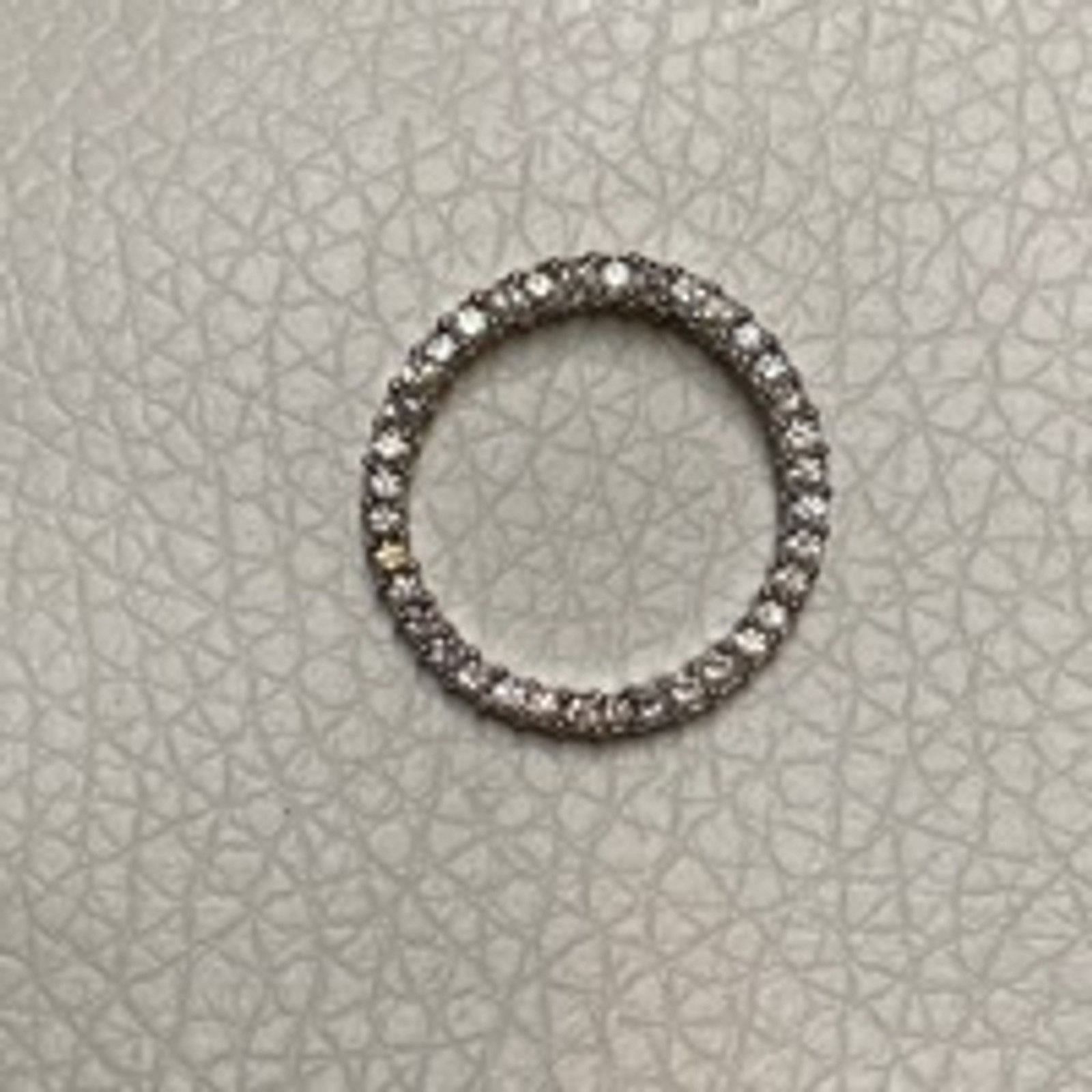 Other Silver Eternity Band Ring Baguette & Round CZ Stones Size 11 Size ONE SIZE - 3 Thumbnail