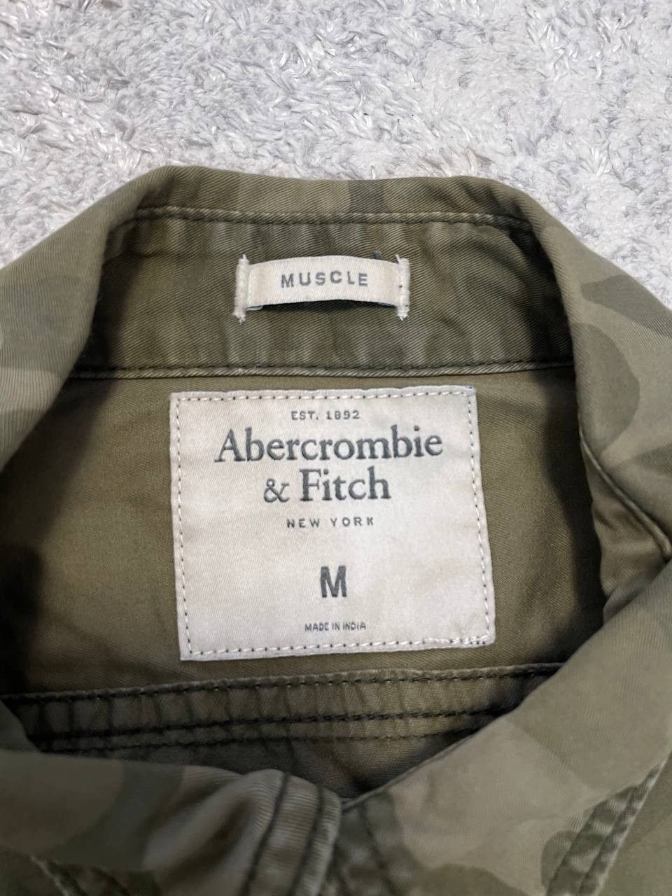 Abercrombie & Fitch Vintage Y2K ABERCROMBIE M-65 Camouflage Shirt, Army Size US M / EU 48-50 / 2 - 11 Thumbnail