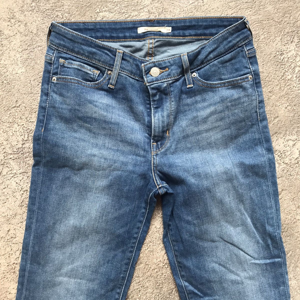 Vintage Vintage 90s Levis Baggy Distressed Thrashed Jeans Grunge 28 Size 28" / US 6 / IT 42 - 4 Thumbnail