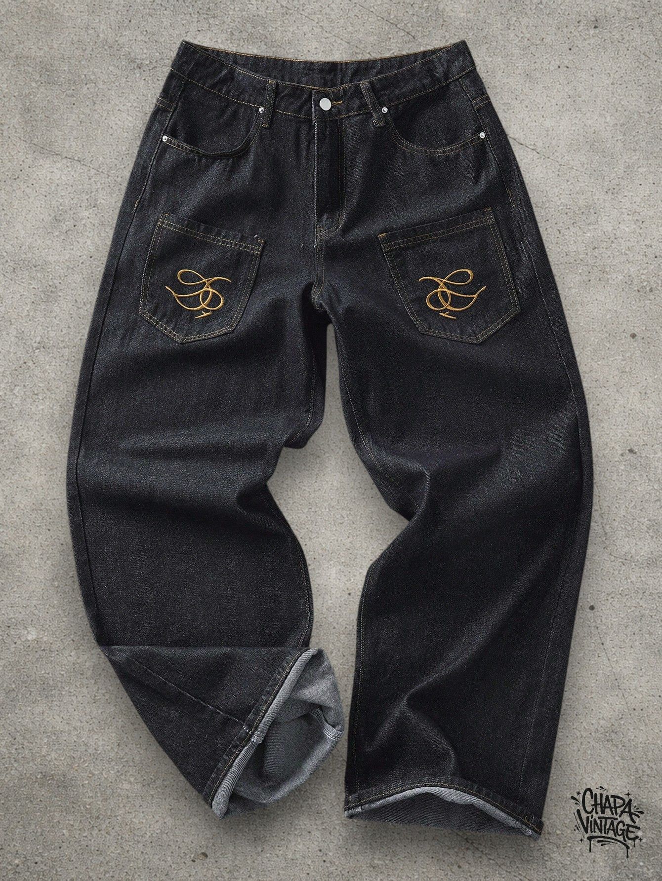 Japanese Brand Dark blue jeans Size US 32 / EU 48 - 1 Thumbnail