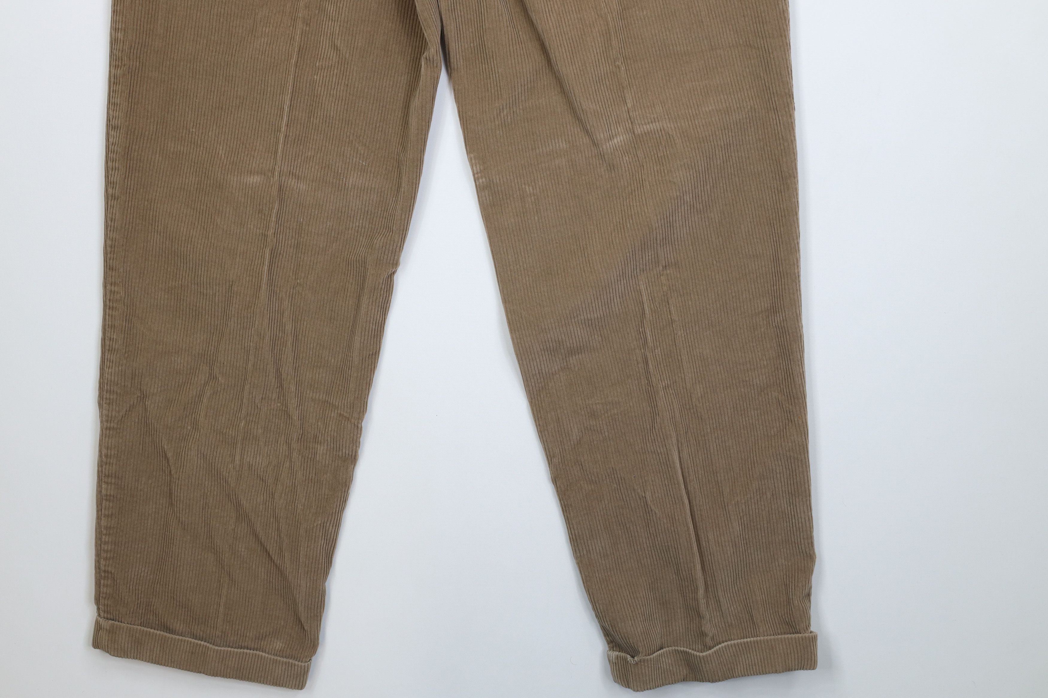 Tommy Hilfiger Vintage 90s Tommy Hilfiger Baggy Wide Leg Corduroy Pants Size US 32 / EU 48 - 15 Thumbnail