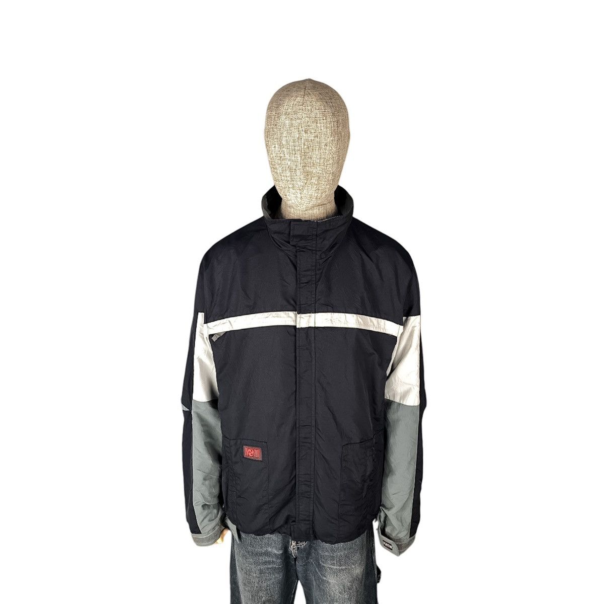 image of Burton Ronin Jacket 90's in Black/Gray, Men's (Size Medium)