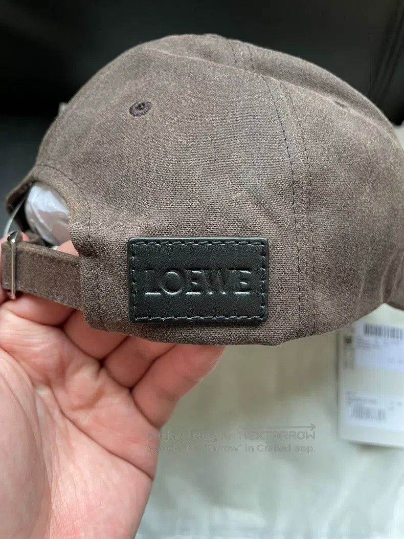 Loewe Embroidered Logo Cotton Baseball Cap