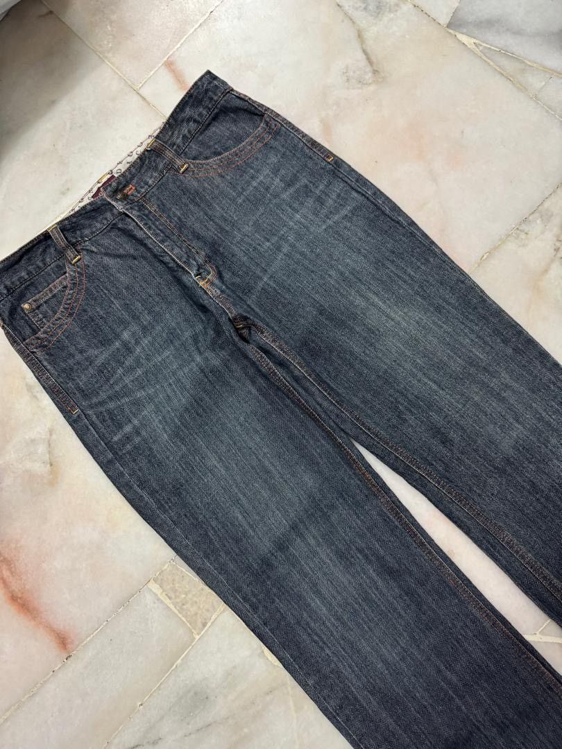 Vintage 💥FLARE💥VINTAGE JAPANESE STONE WASHED SICK STYLE DENIM Size US 29 - 4 Thumbnail