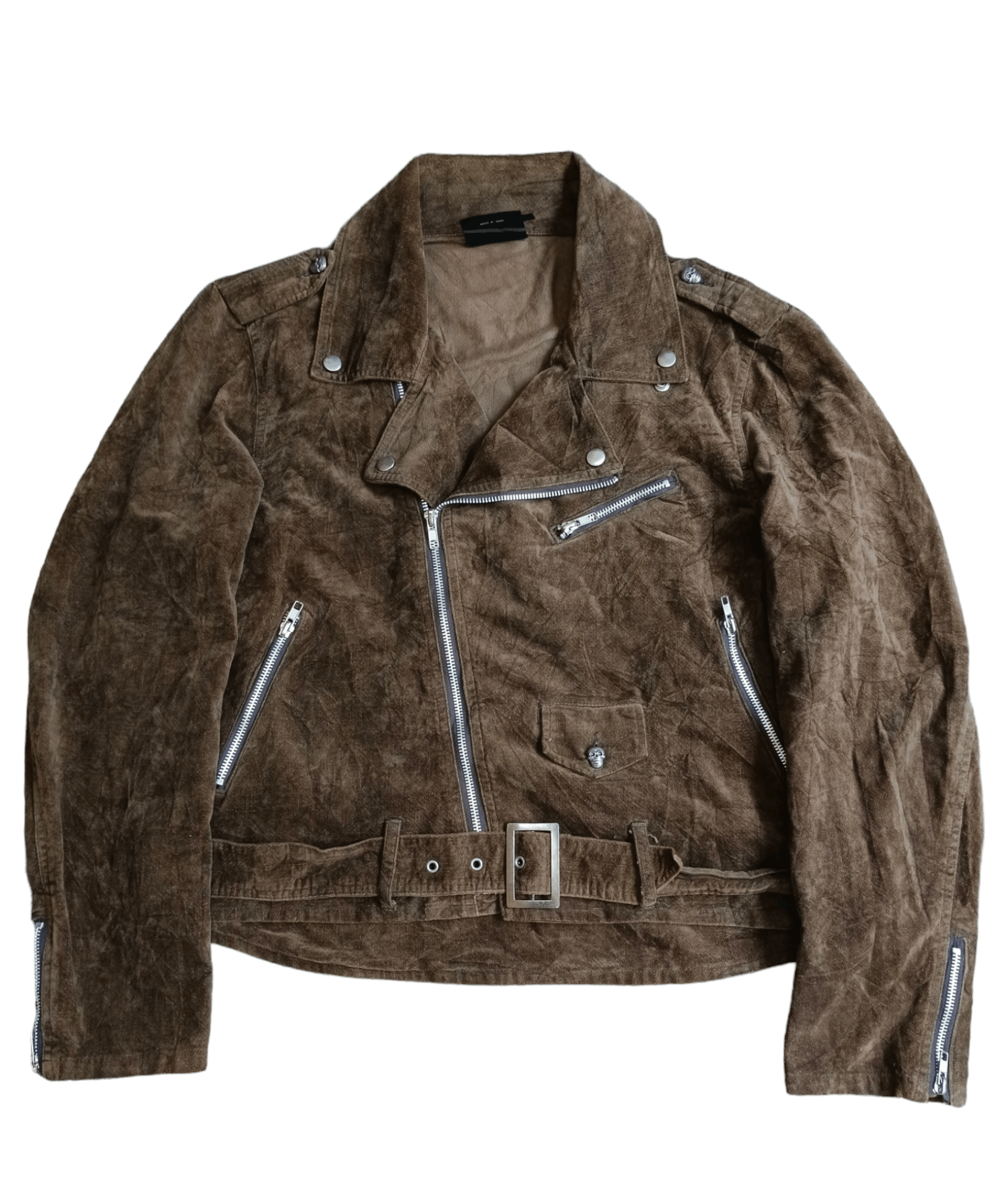 Japanese Brand BADGER SEDI COULDUROY JACKET DOUBLE COLLAR Size US M / EU 48-50 / 2 - 1 Thumbnail