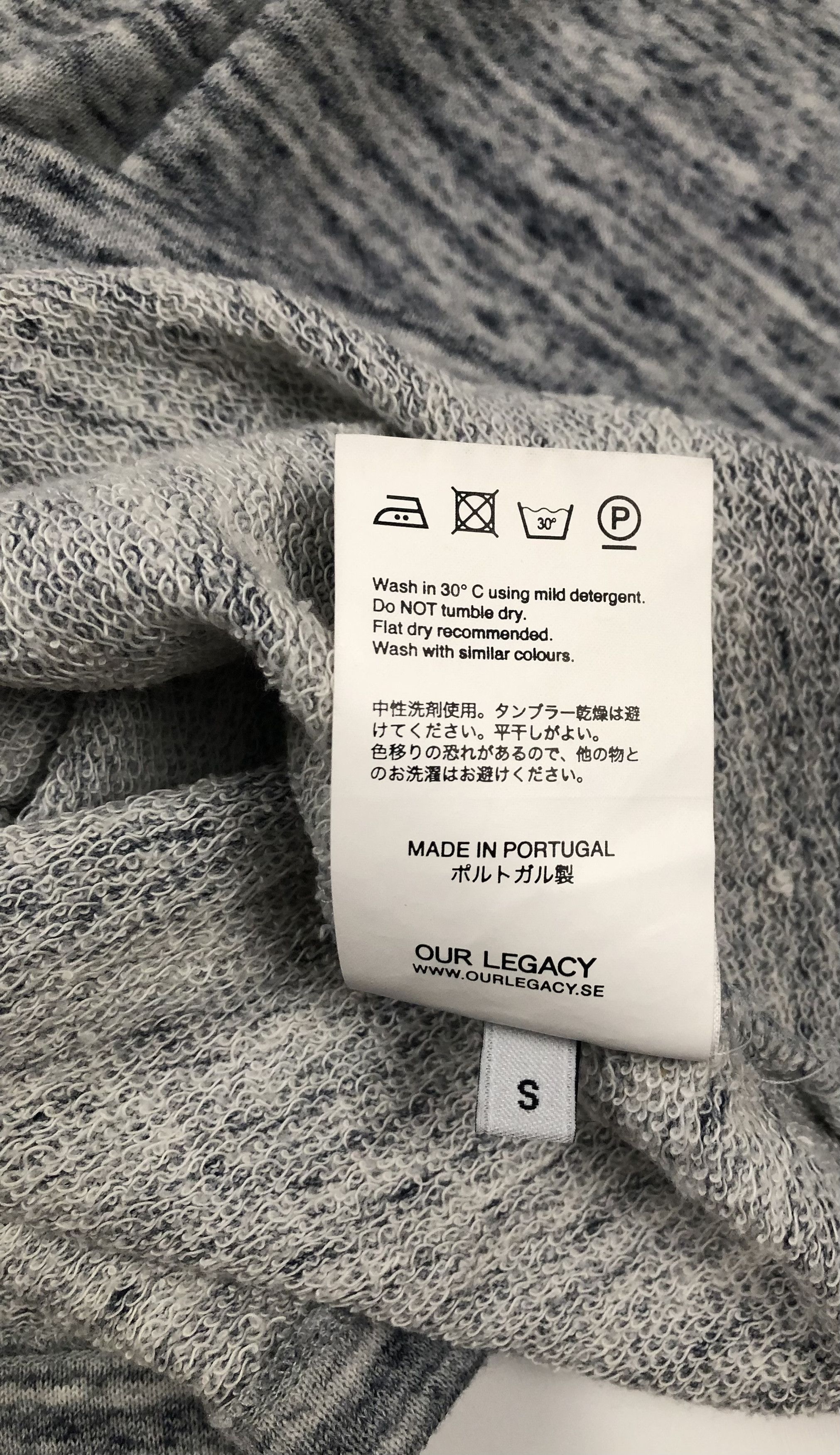 Our Legacy Our Legacy Blue Grey Melange Tee Size US S / EU 44-46 / 1 - 6 Thumbnail