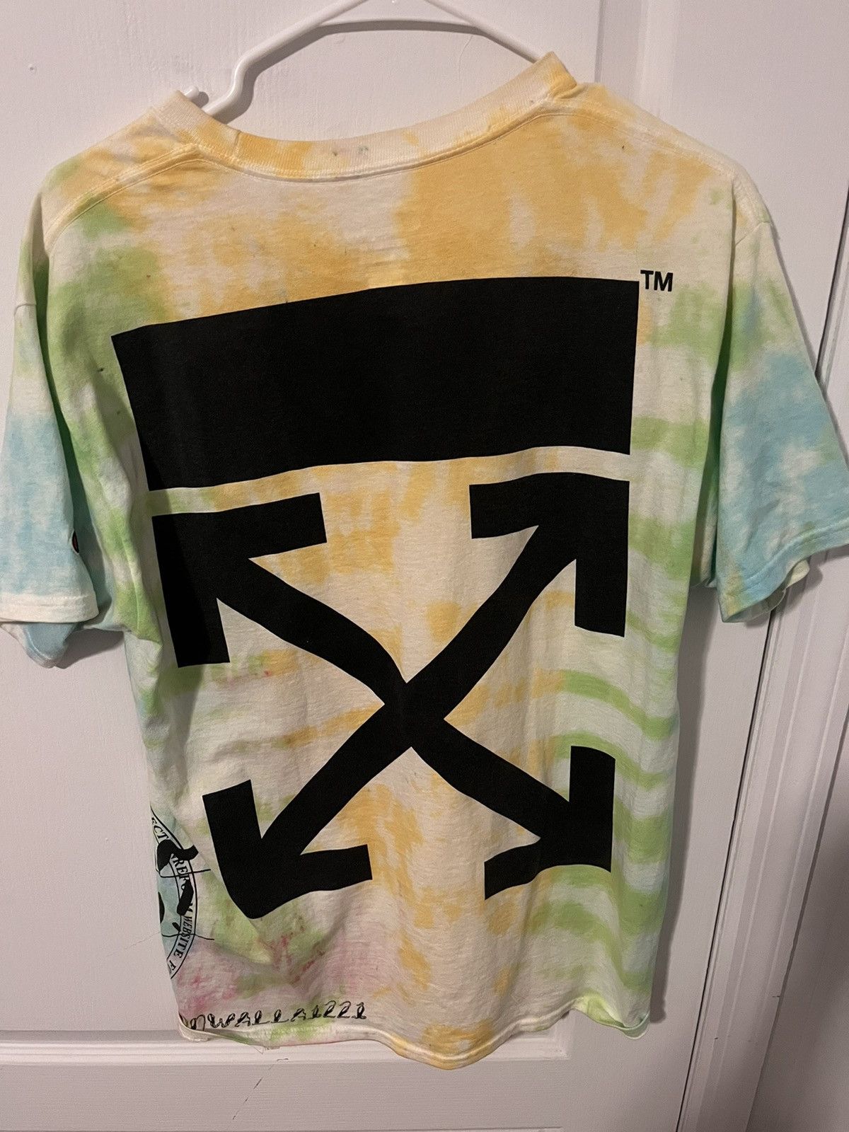 Champion × Off-White Off White X Champion Art Basel Multi-Color Tee Size US M / EU 48-50 / 2 - 2 Thumbnail