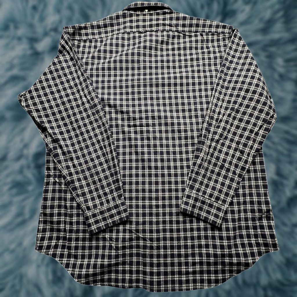 Ralph Lauren Ralph Lauren Moore Plaid Button-Down Long Sleeve Shirt Mens XL Navy White Size US XL / EU 56 / 4 - 1 Thumbnail