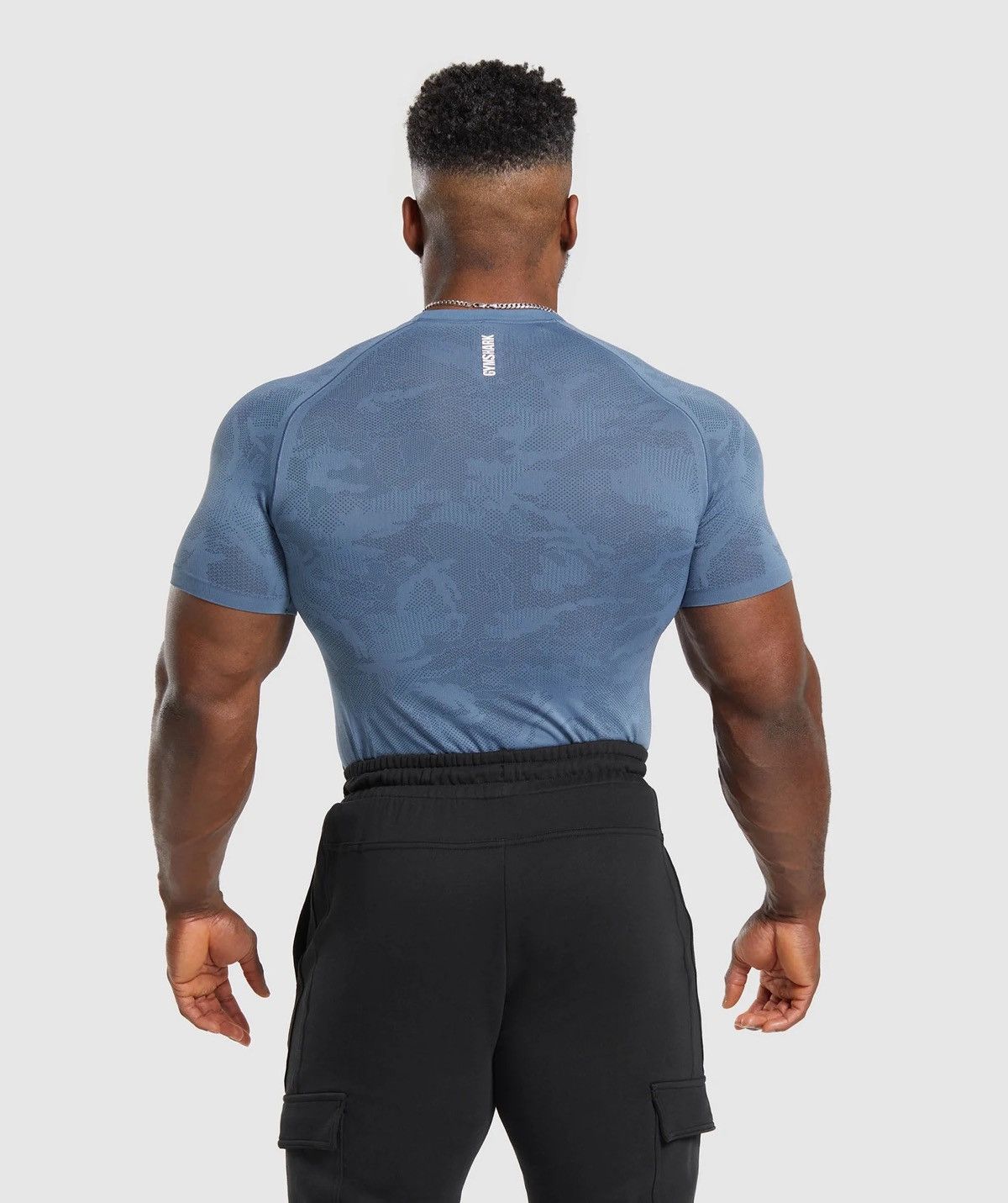 Gymshark 🇺🇸 ❗️NEW Gymshark Geo Seamless Training T-Shirt Y2K onyx style Size US M / EU 48-50 / 2 - 6 Thumbnail
