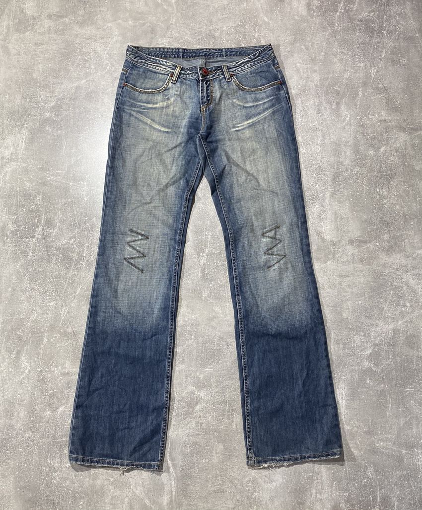 Iceberg Vintage Y2K ICEBERG Jeans Heart pocket embroidered logo Size 31" - 1 Thumbnail