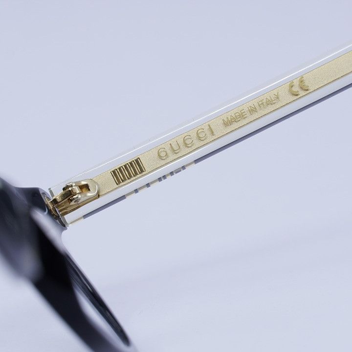Gucci Gucci GG0560O 005 Eyeglasses Black 55mm Square Frame Size ONE SIZE - 6 Thumbnail