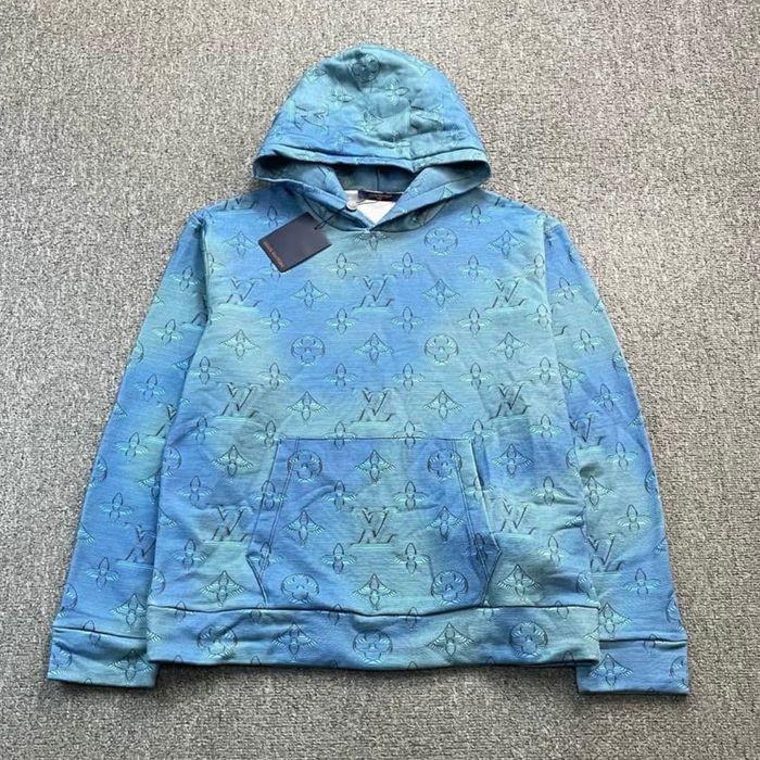 blue lv hoodie