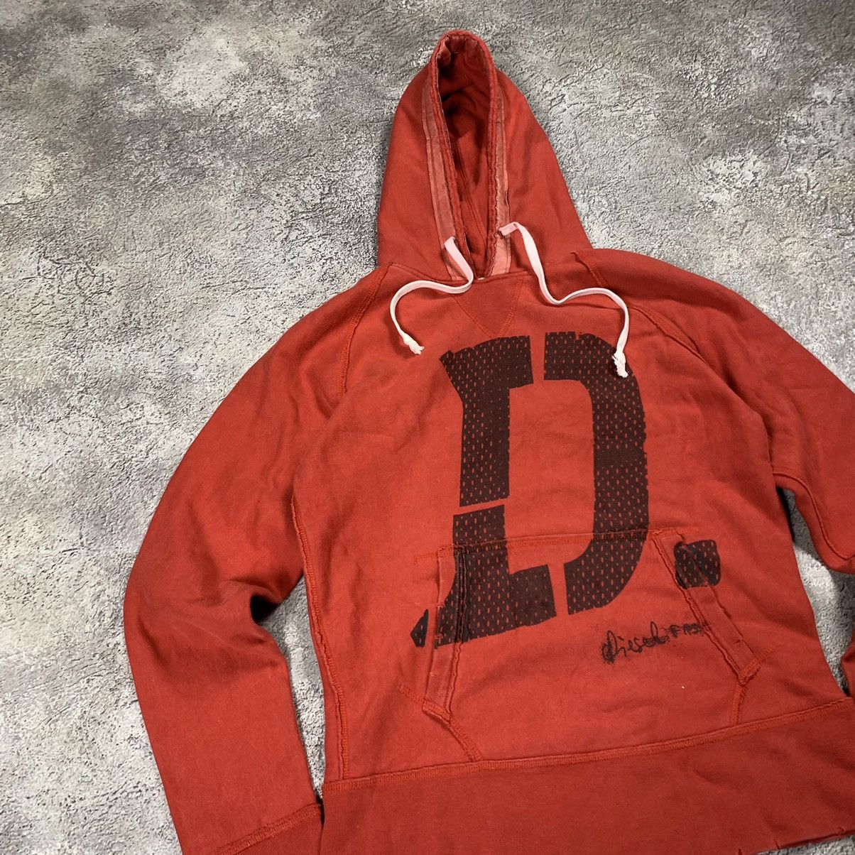 Vintage Vintage Y2K Diesel Big D Logo Hoodie Streetwear Grunge S Size US S / EU 44-46 / 1 - 3 Thumbnail