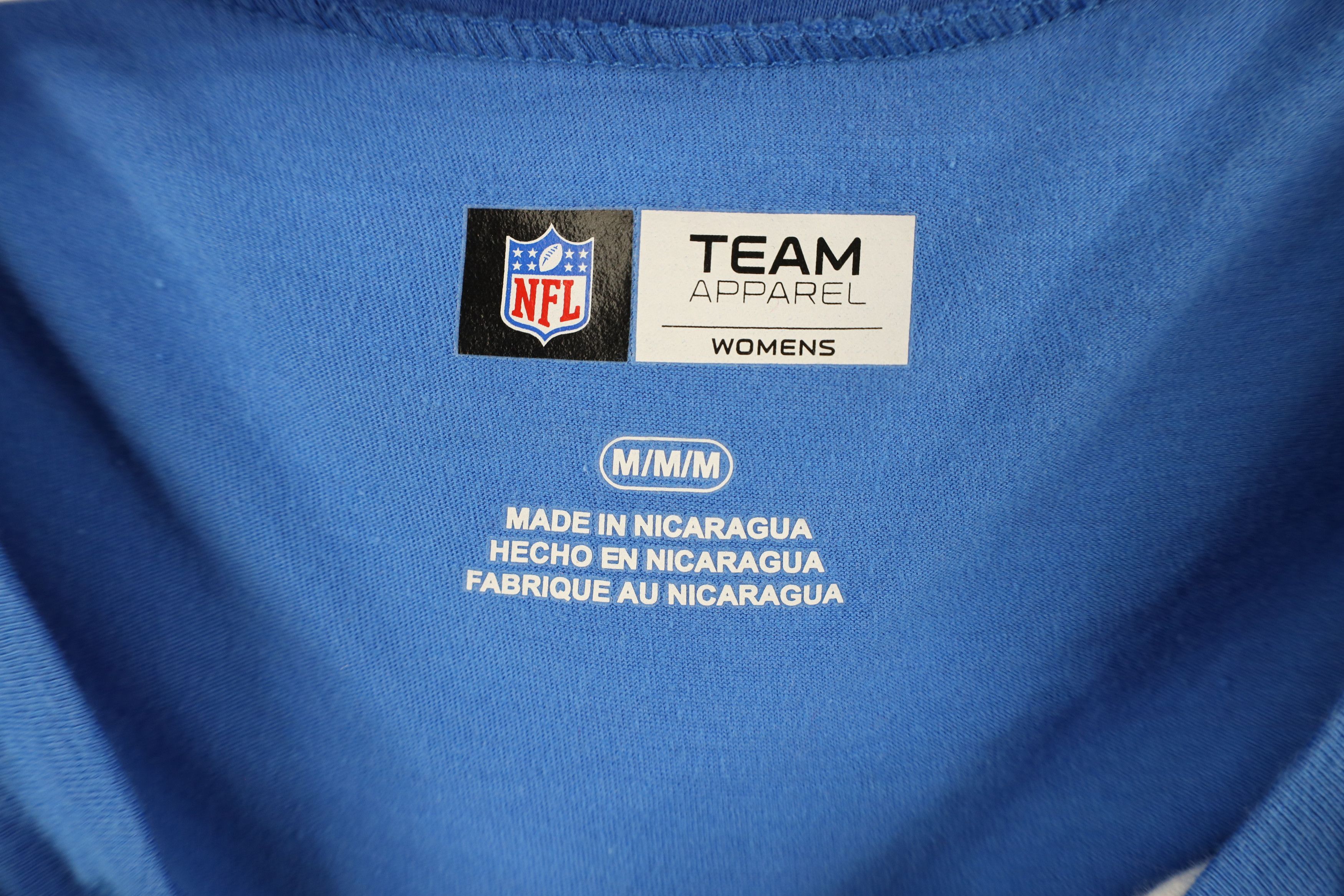 Vintage Vintage Y2K NFL Lions Football Long Sleeve T-Shirt Blue Size M / US 6-8 / IT 42-44 - 9 Thumbnail