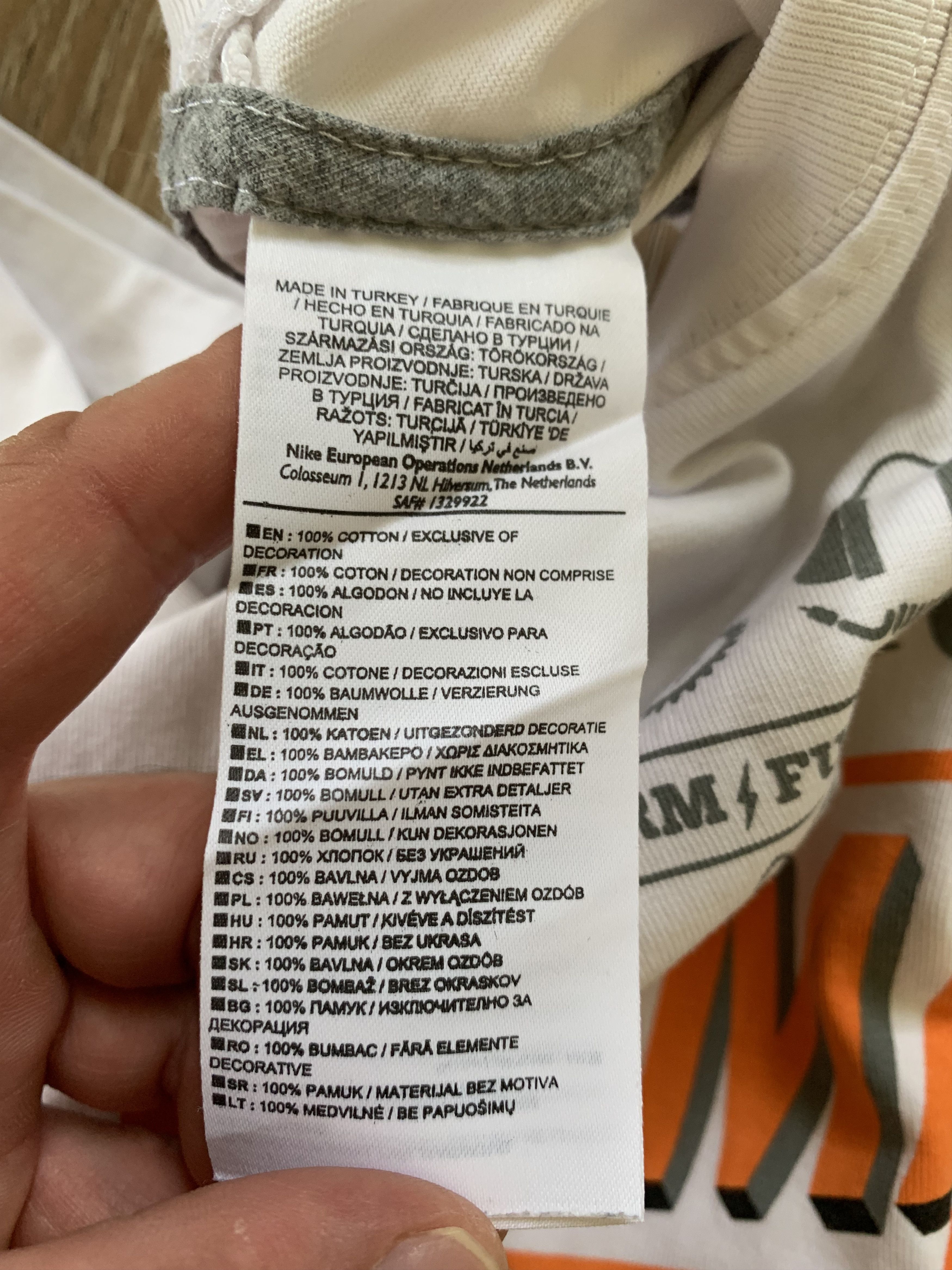 Nike Nike Air Max Regular Fit Cotton T Shirt Size US S / EU 44-46 / 1 - 7 Thumbnail