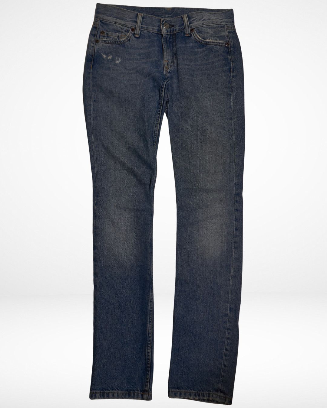 Y-3 FW06 Yohji Yamamoto Ghost Pocket Low Waist Denim Pants Size US 28 / EU 44 - 2 Thumbnail